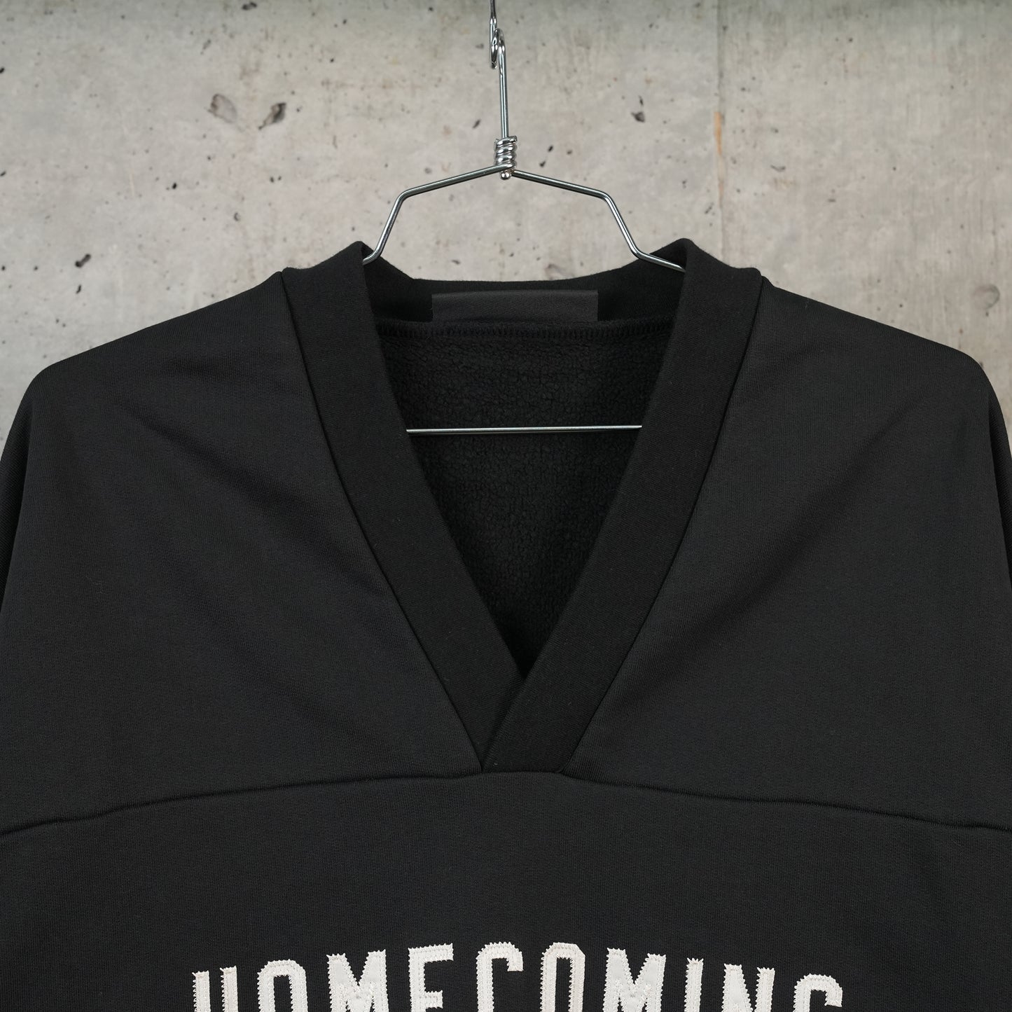 HEAVY FLEECE HOMECOMING HOCKEY JERSEY / BLACK