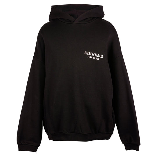 FLEECE HOODIE / BLACK