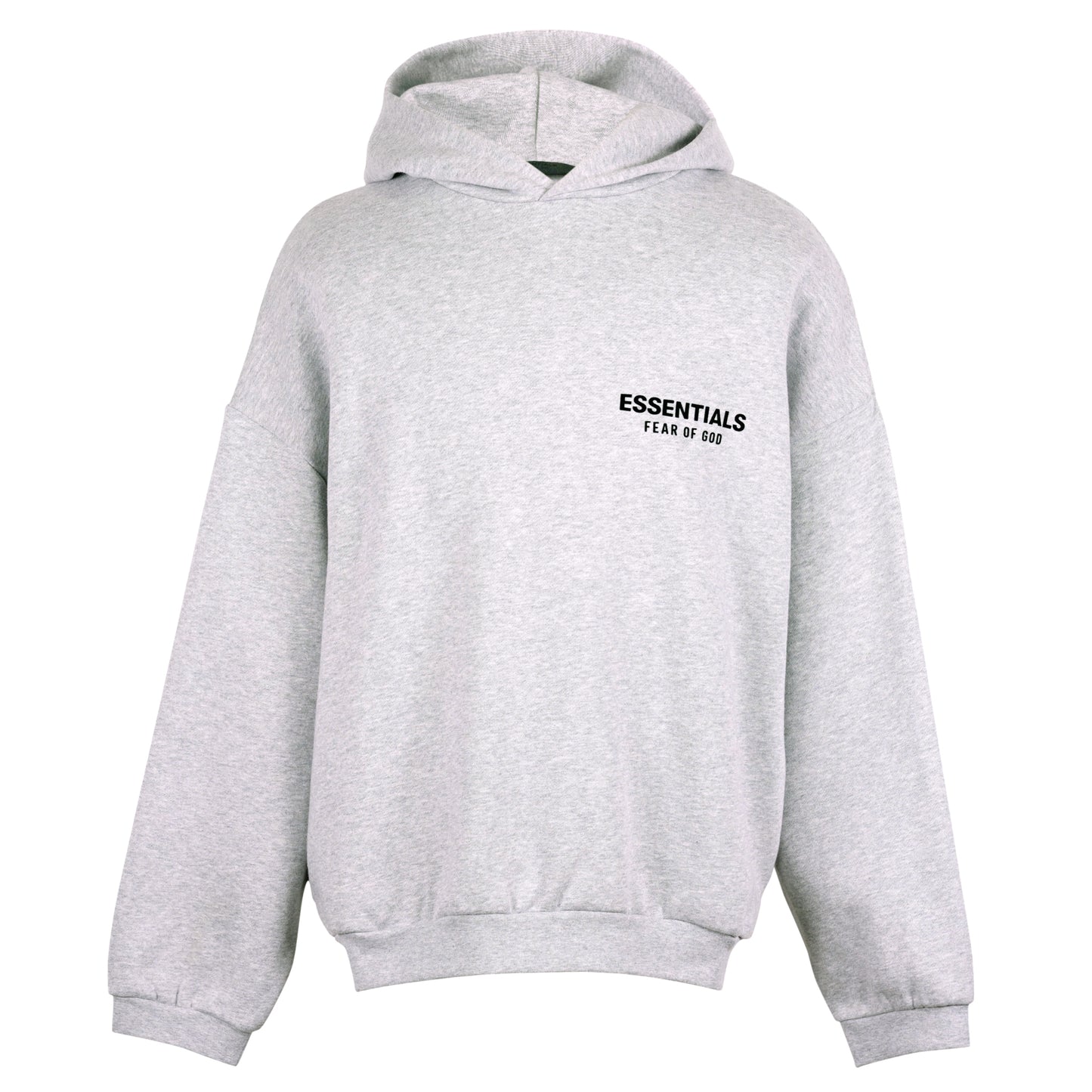 FLEECE HOODIE / LIGHT HEATHER GRAY