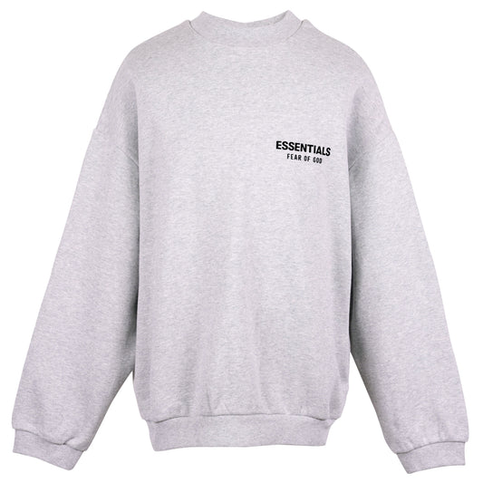 FLEECE CREWNECK / LIGHT HEATHER GRAY