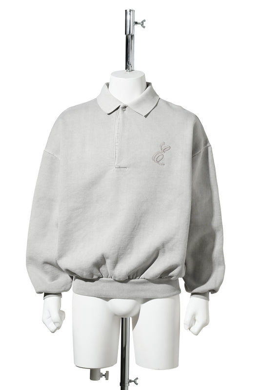 CLASSIC POLO SWEATSHIRT / SMOKE GREY