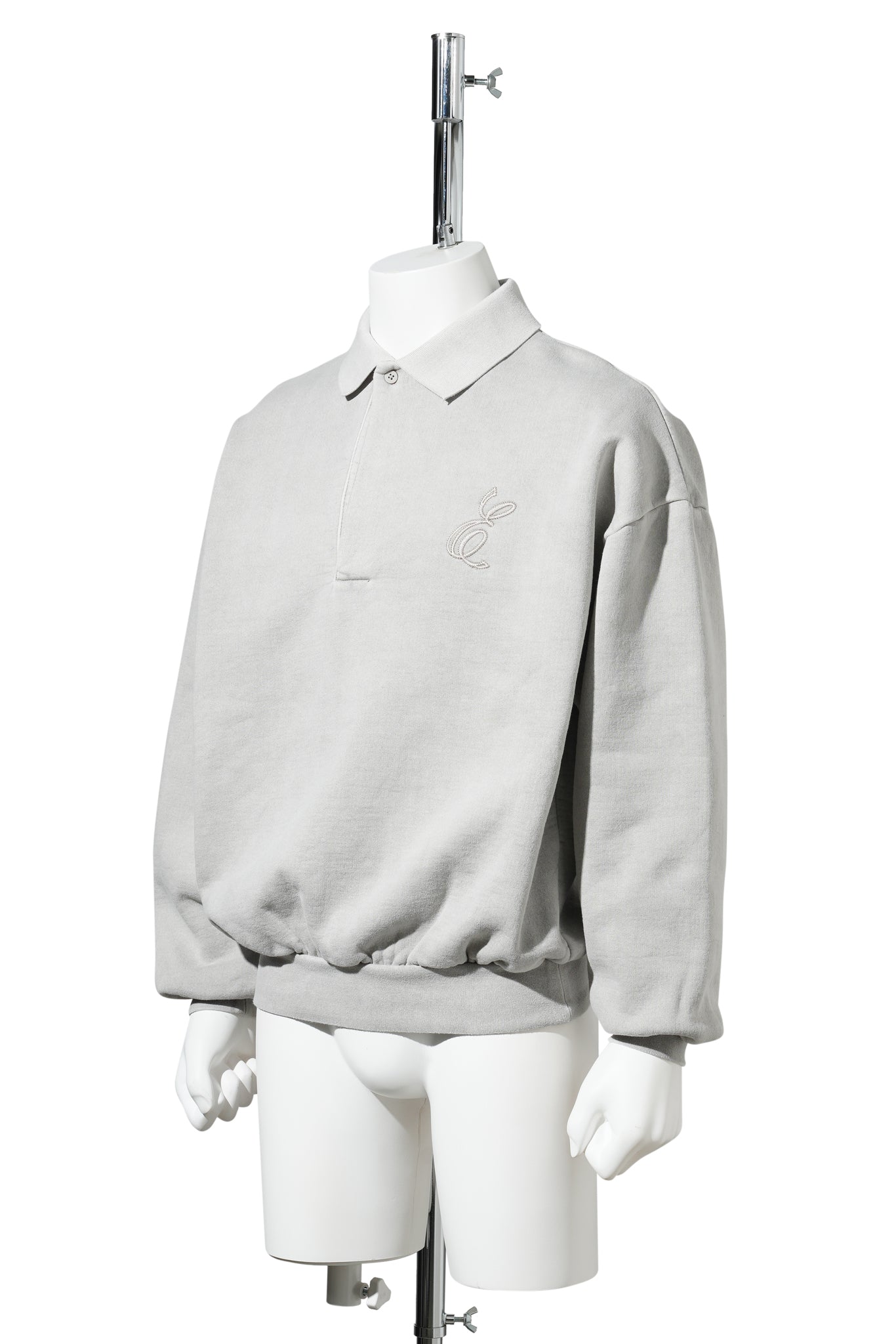 CLASSIC POLO SWEATSHIRT / SMOKE GREY