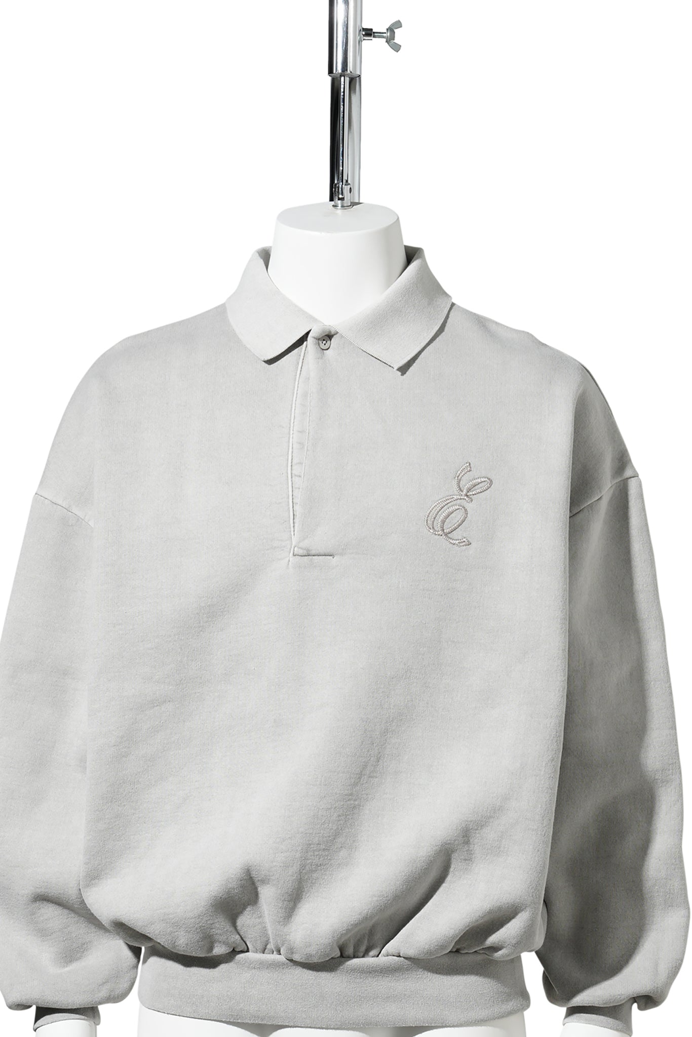 CLASSIC POLO SWEATSHIRT / SMOKE GREY