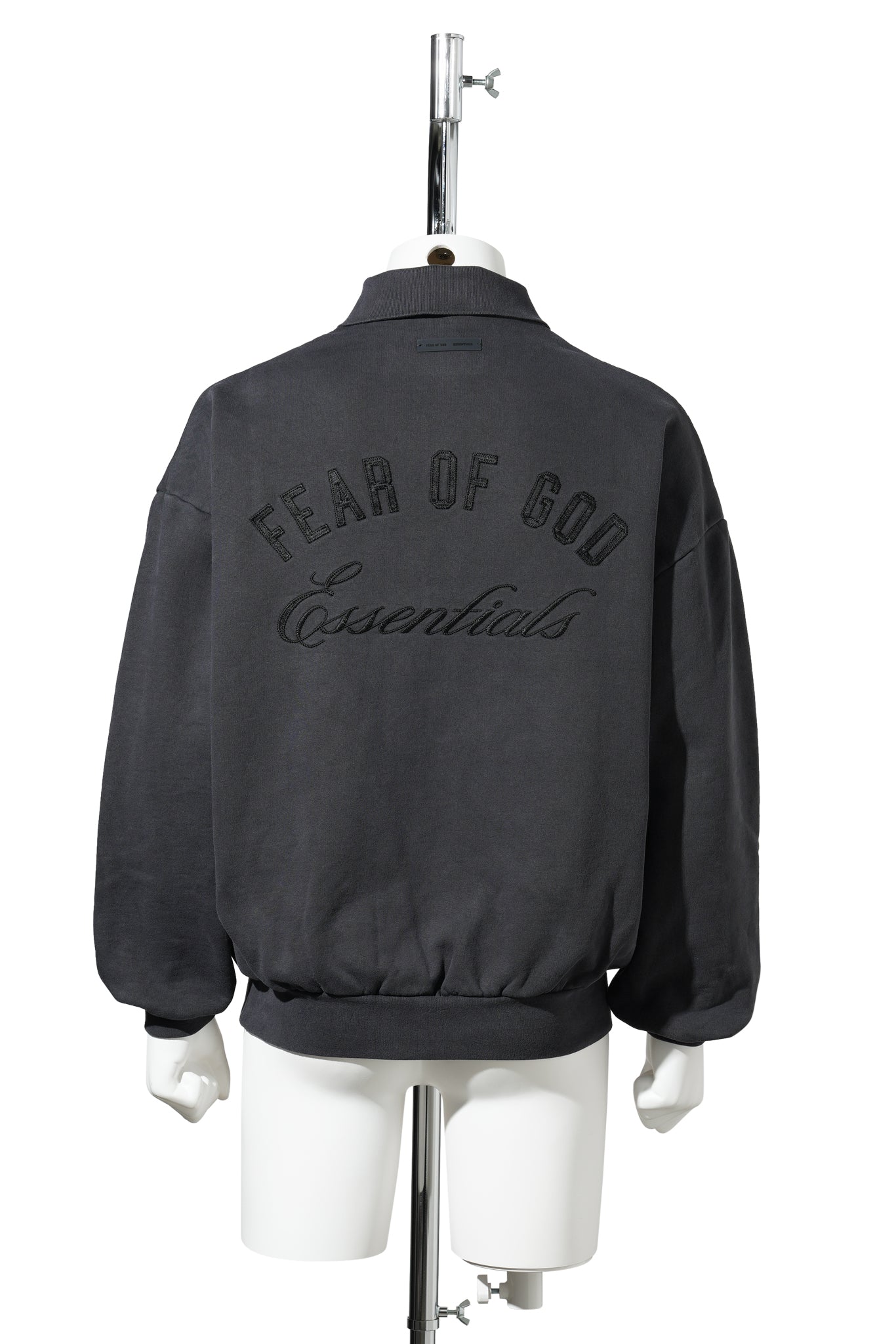 90'S FIT POLO SWEATSHIRT / VINTAGE BLACK