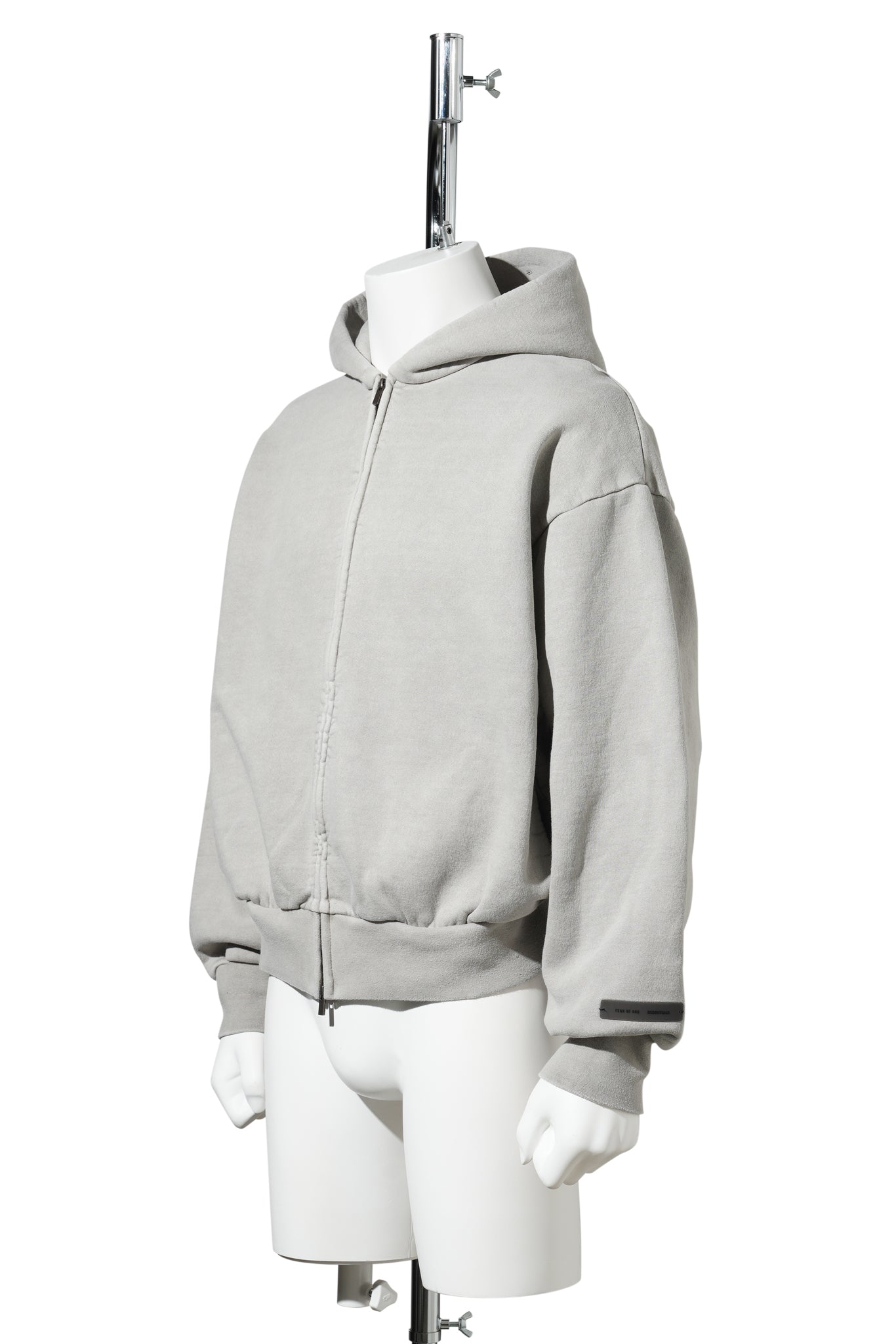 CLASSIC FULL ZIP HOODIE / SMOKE GREY