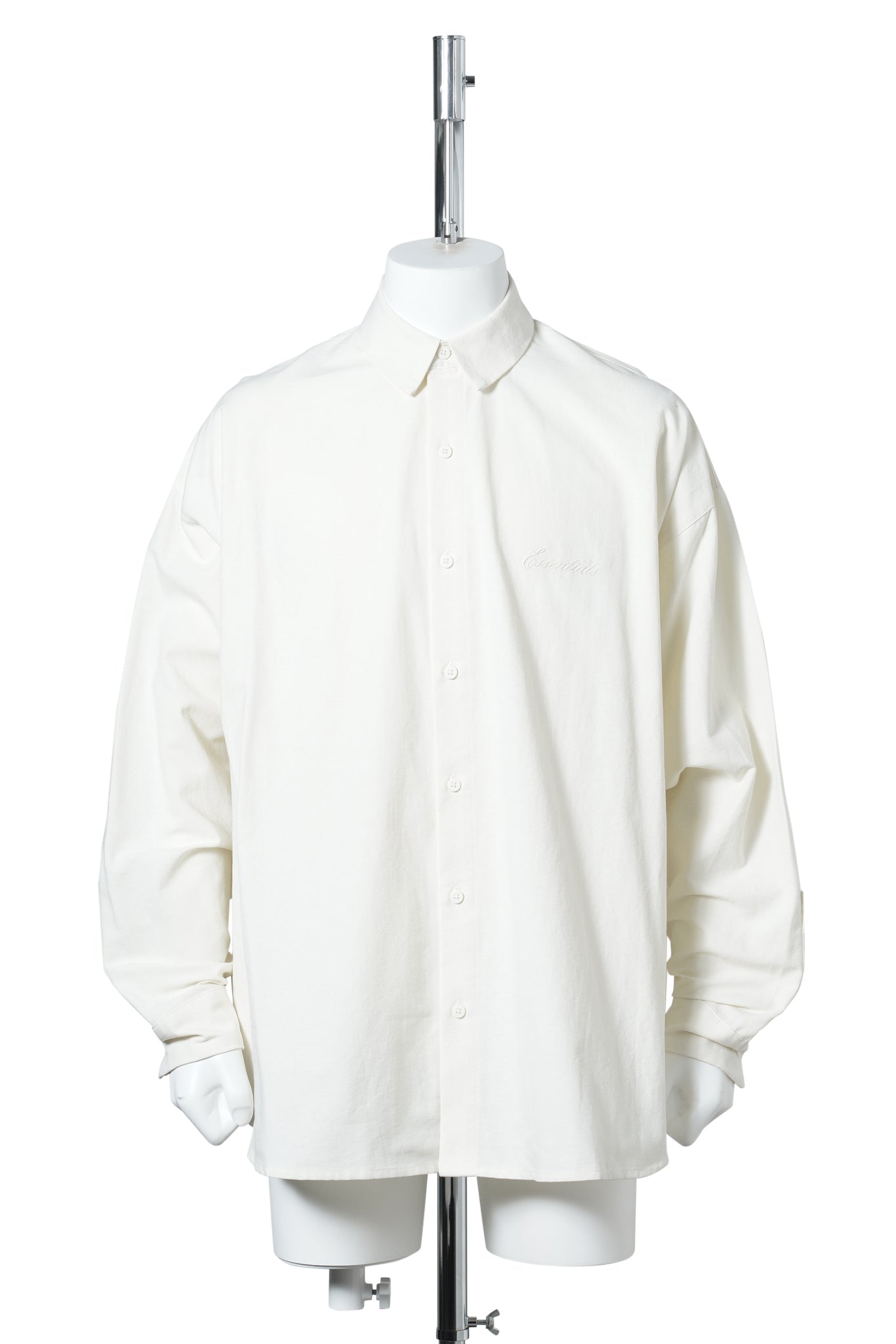 SIGNATURE BUTTON UP SHIRT / IVORY