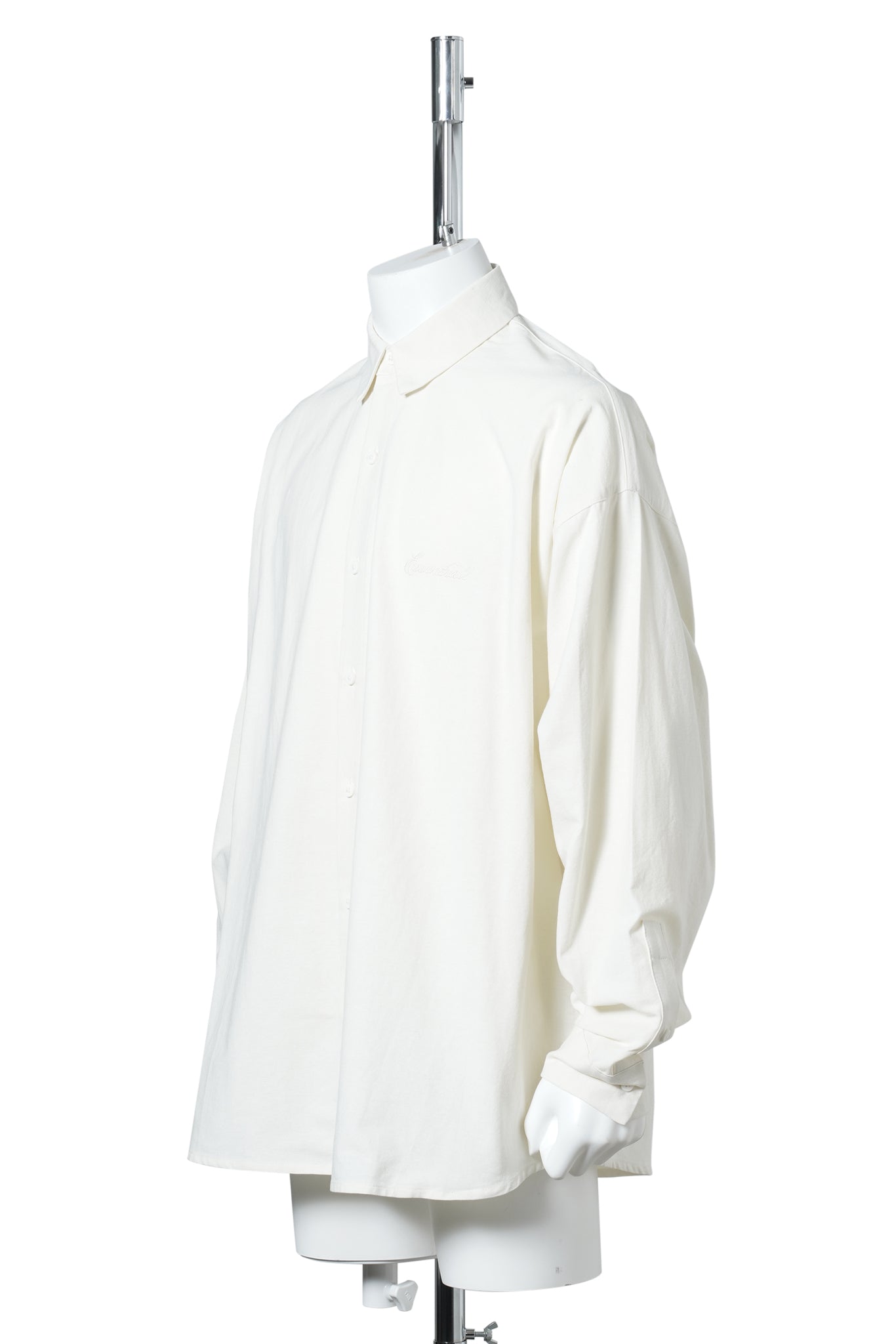 SIGNATURE BUTTON UP SHIRT / IVORY
