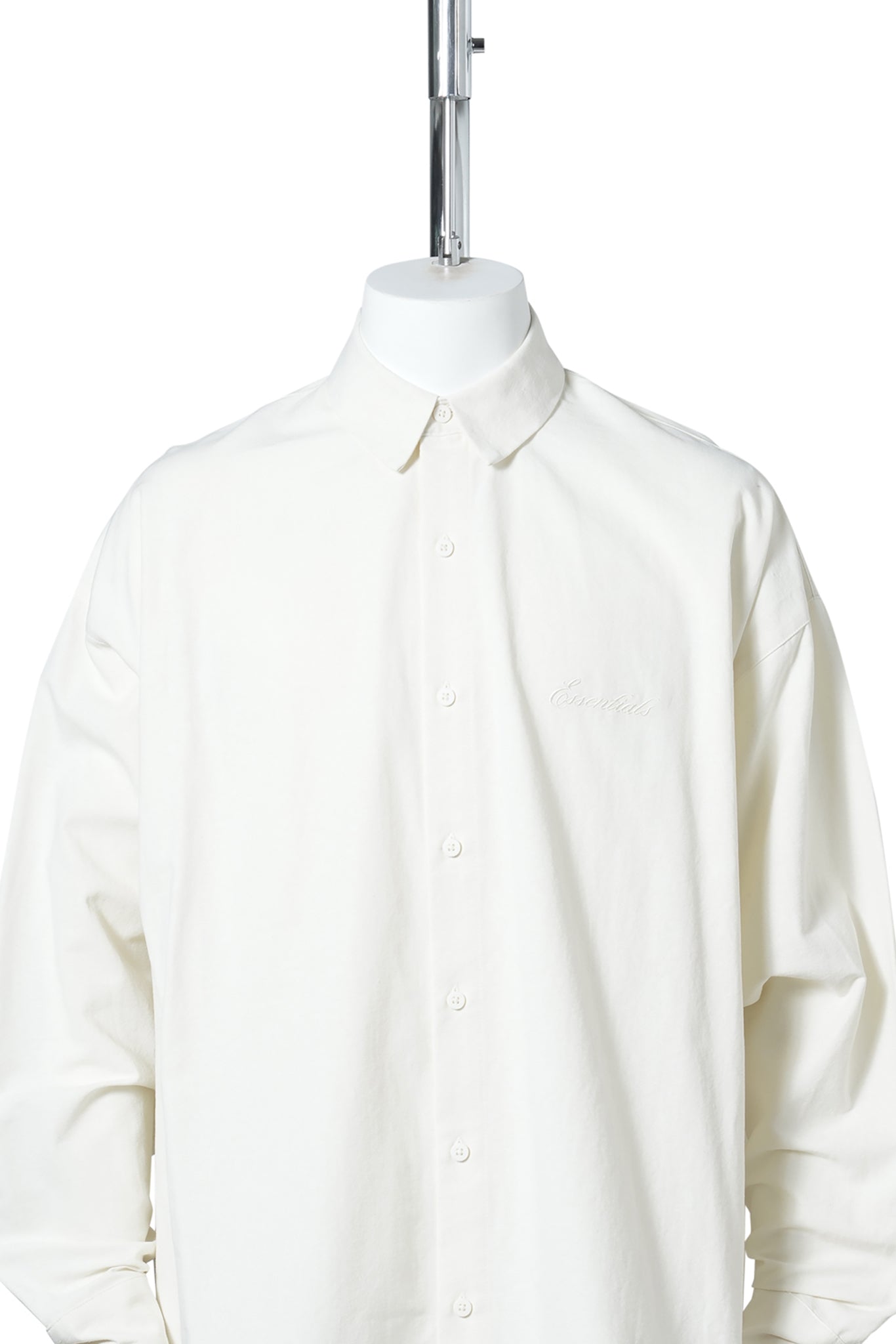 SIGNATURE BUTTON UP SHIRT / IVORY