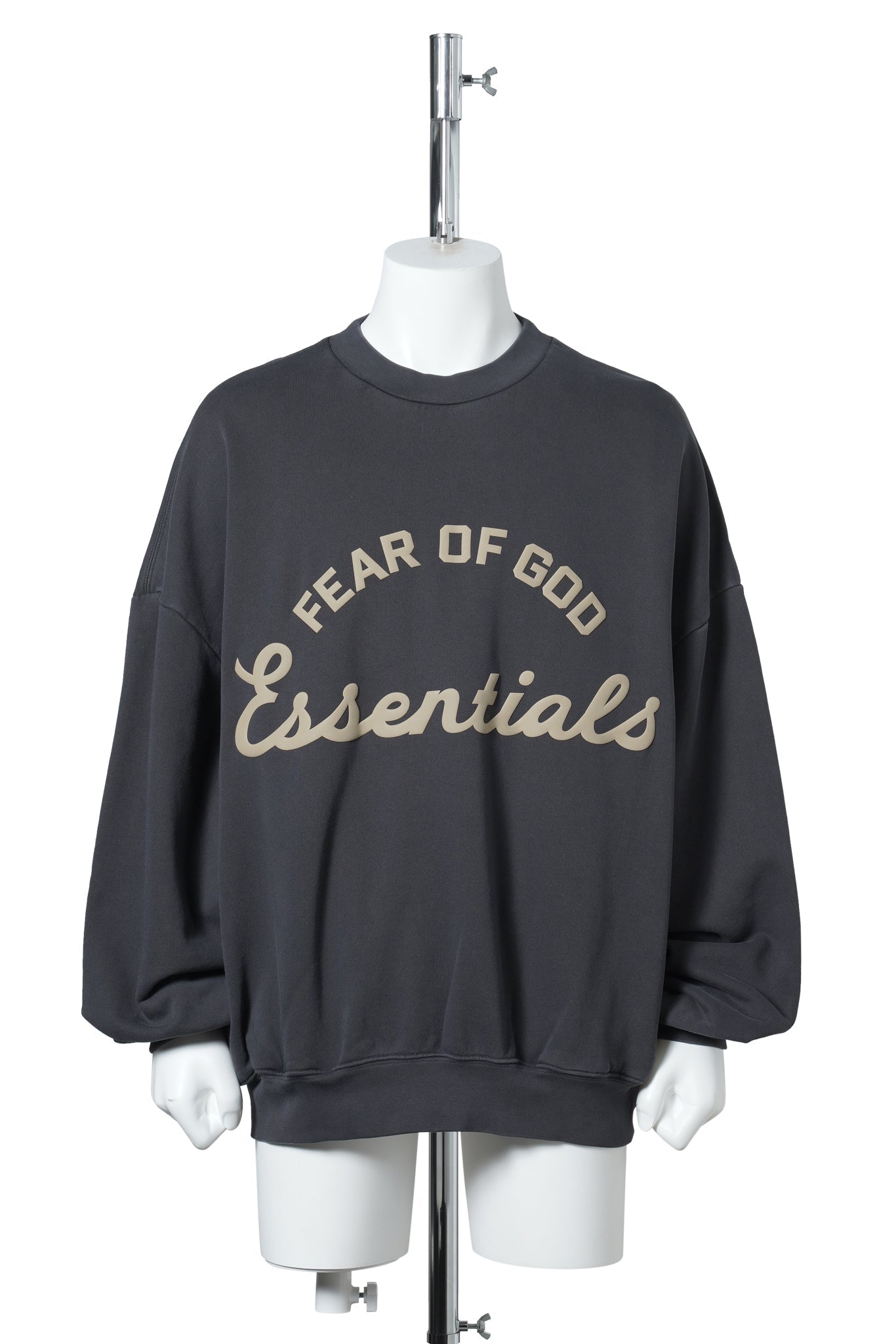 TRAINING 90'S CREWNECK SWEATWSHIRT / FADED BLACK