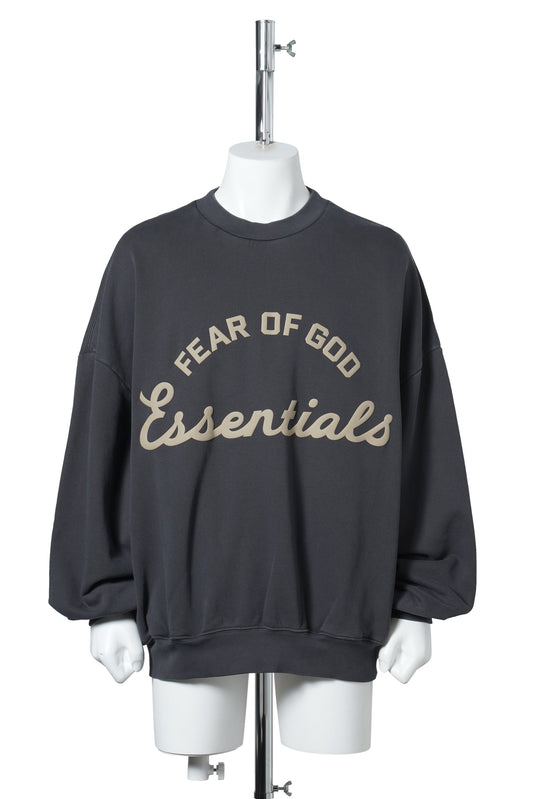 TRAINING 90'S CREWNECK SWEATWSHIRT / FADED BLACK