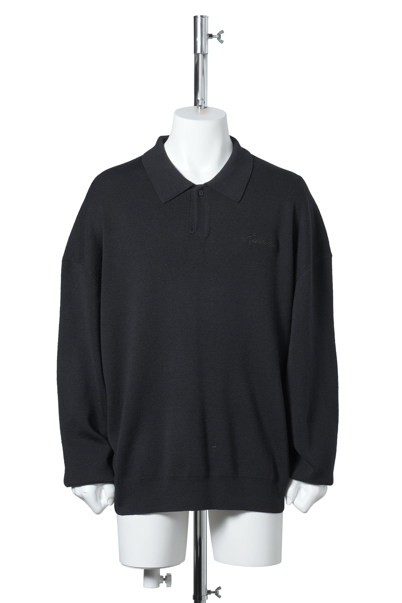 SIGNATURE 90'S KNIT POLO / VINTAGE BLACK
