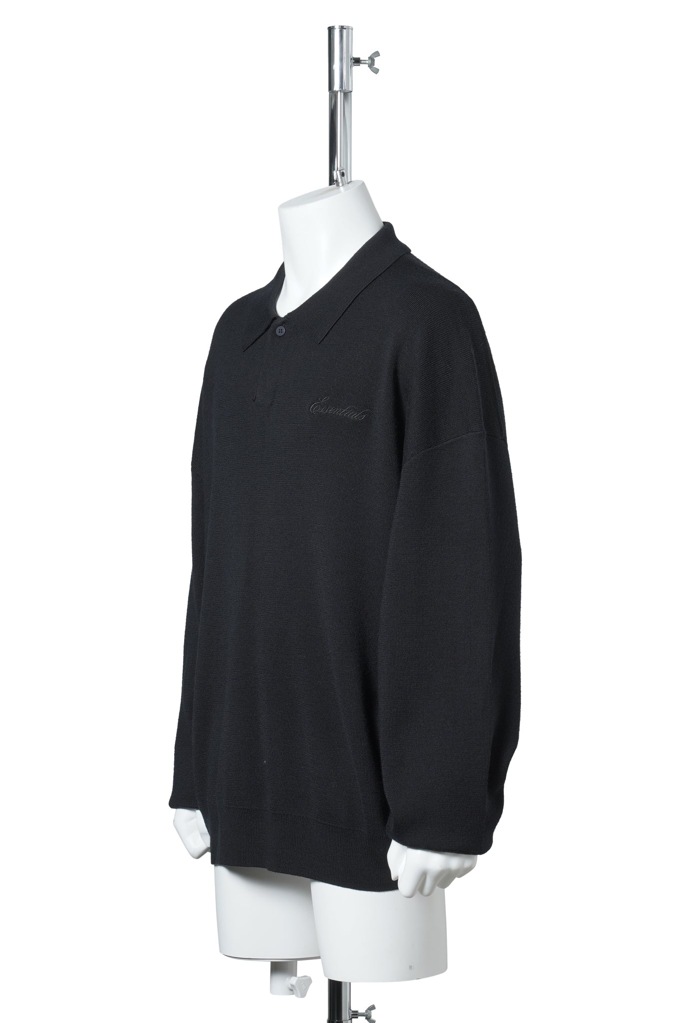 SIGNATURE 90'S KNIT POLO / VINTAGE BLACK