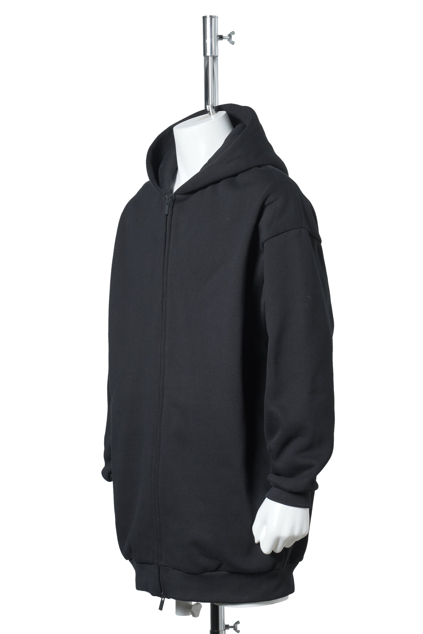 PROPERTY LOUNGE LONG ZIP HOODIE / BLACK