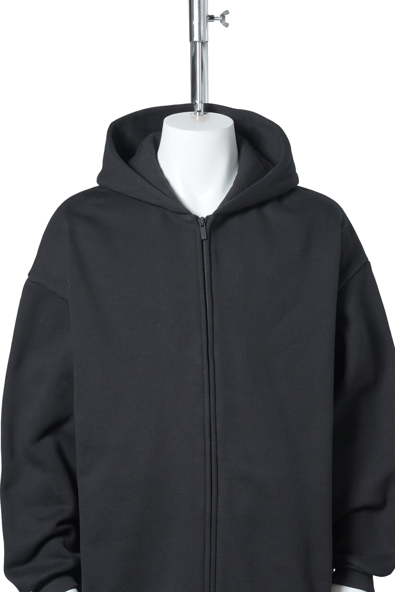 PROPERTY LOUNGE LONG ZIP HOODIE / BLACK