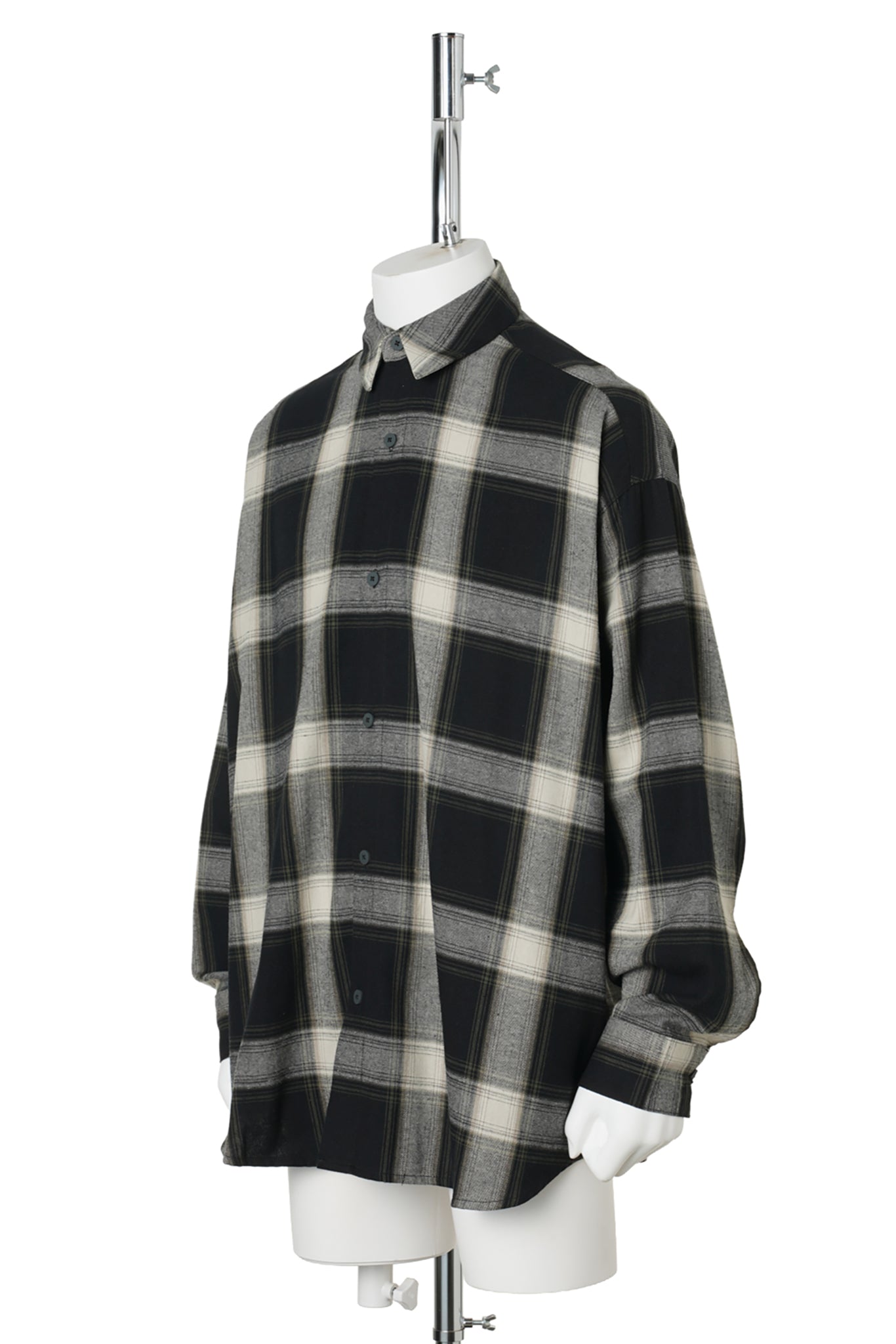 BUTTON UP SHIRT / 0128:IRON GREY PLAID