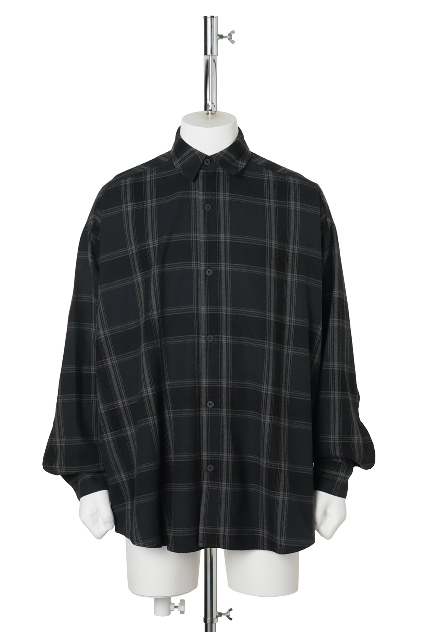 BUTTON UP SHIRT / 0130:VINTAGE BLACK PLAID