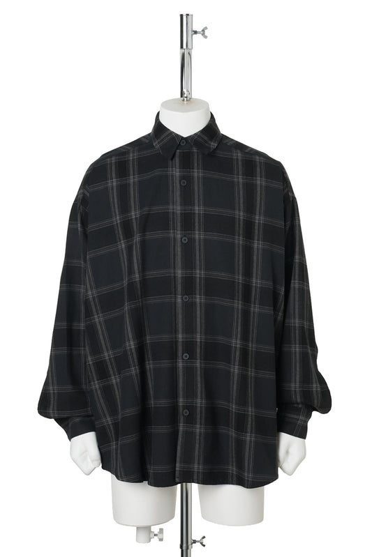 BUTTON UP SHIRT / 0130:VINTAGE BLACK PLAID