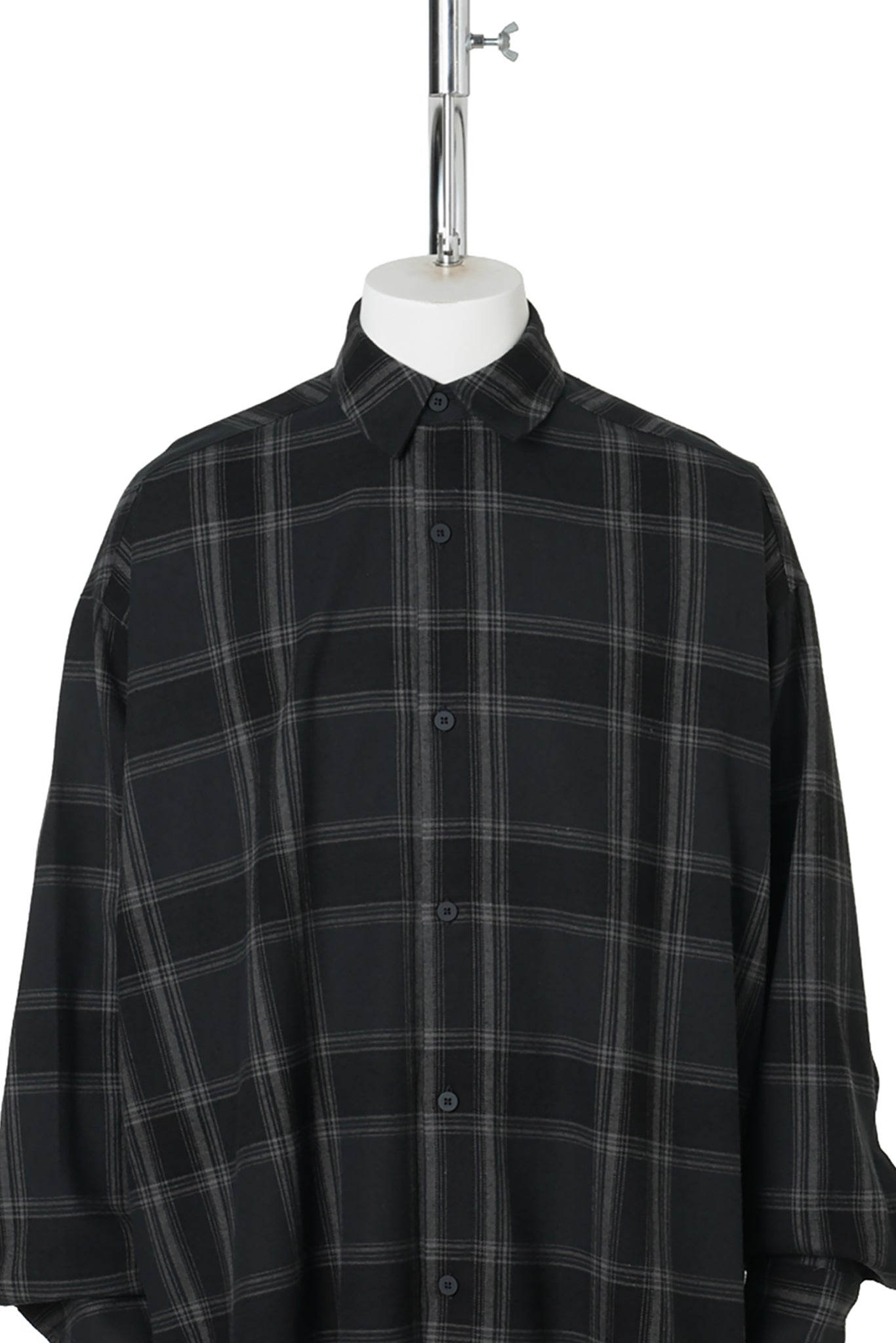BUTTON UP SHIRT / 0130:VINTAGE BLACK PLAID
