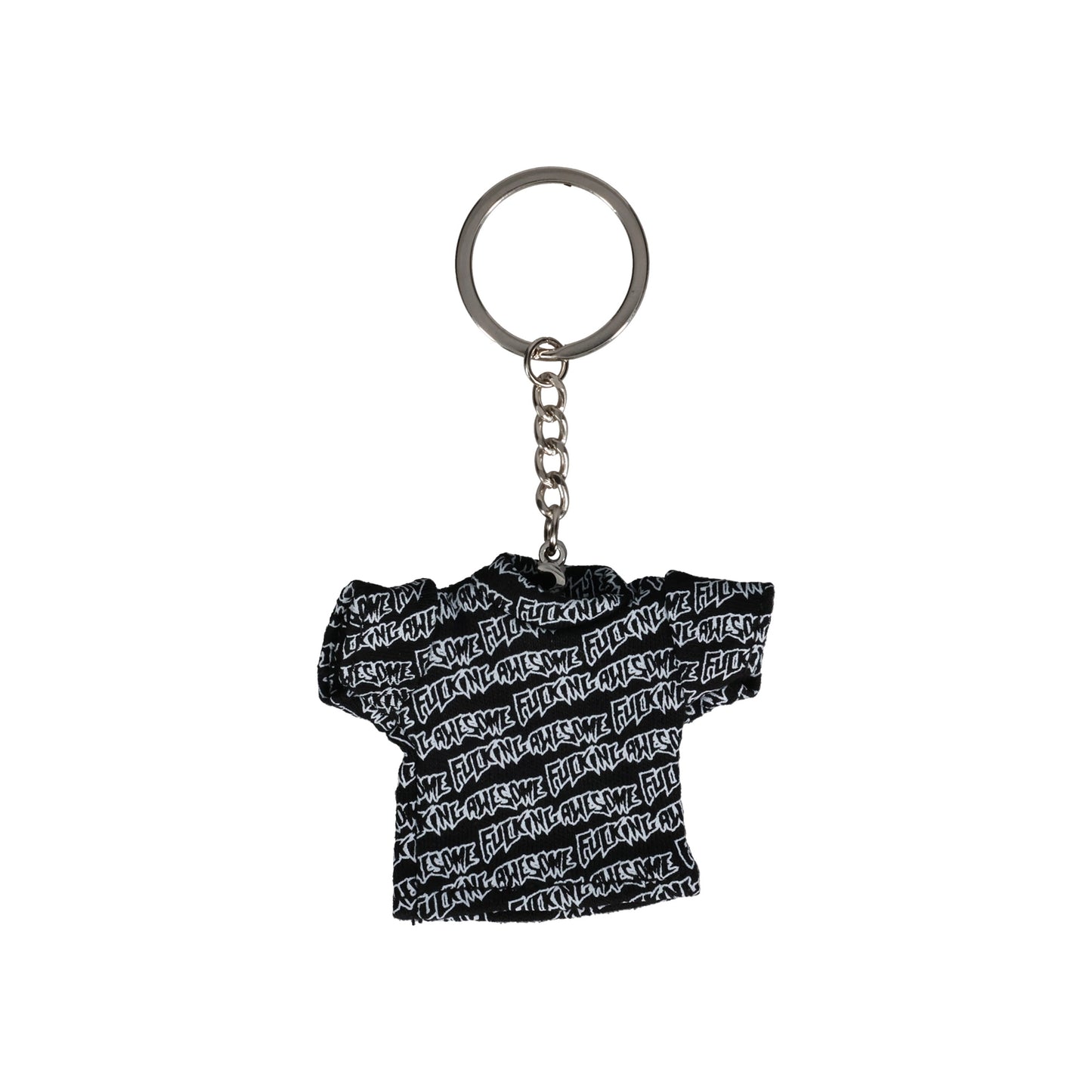 STAMP LOGO T SHIRT KEYCHAIN / AOP/WHITE