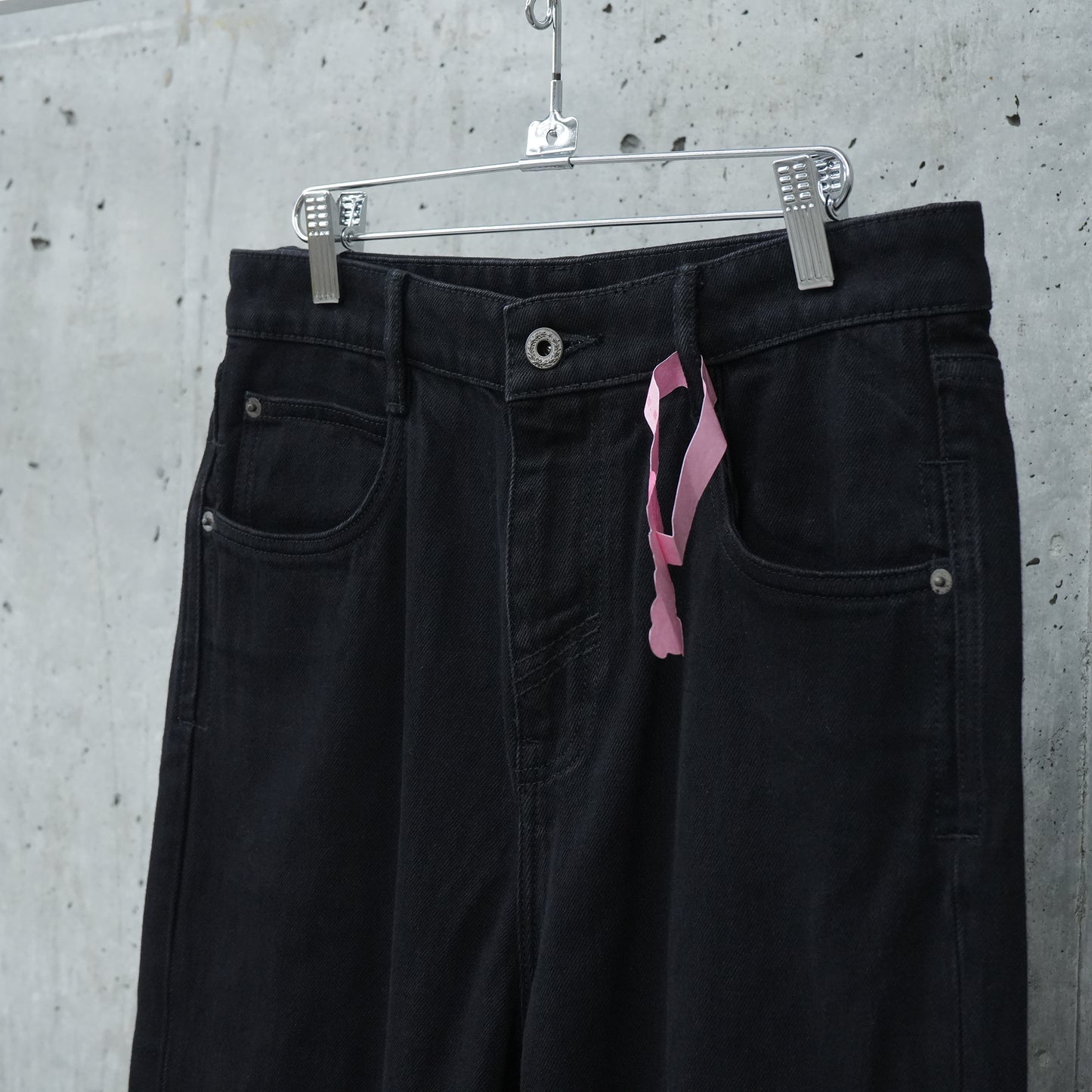 333 BLACK STRAIGHT CUT JEANS / BLACK