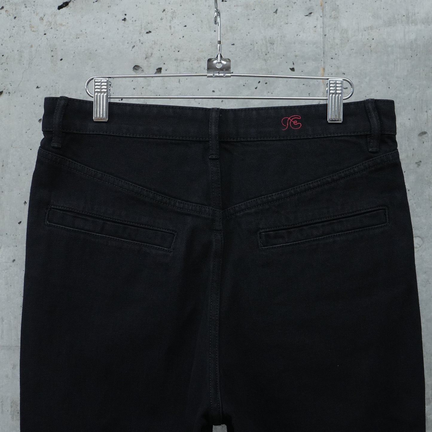 333 BLACK STRAIGHT CUT JEANS / BLACK