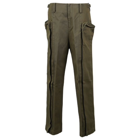 OVERSIZED CARGO PANTS WITH MULTIPLE POCKETS / OLIVE