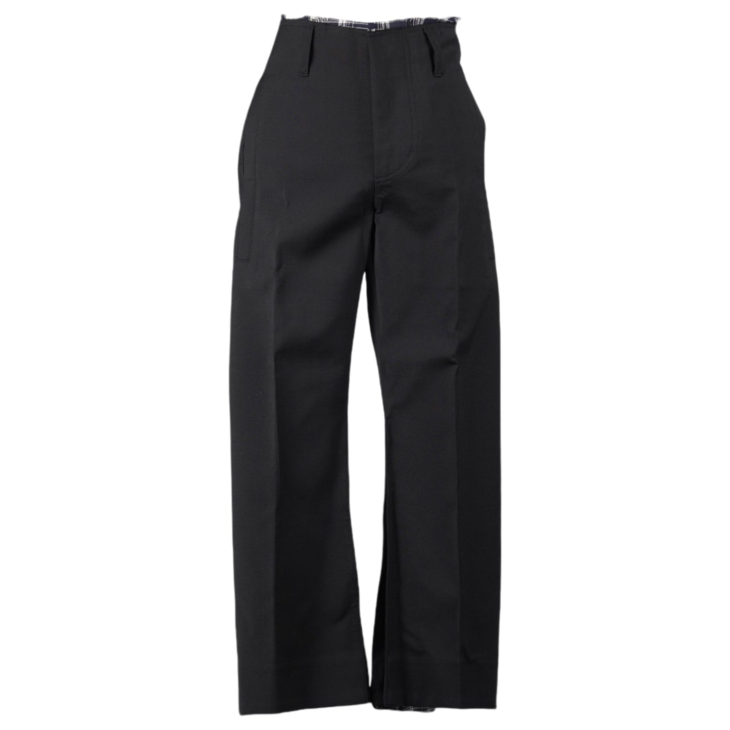 V-LINE TROUSERS / BLACK