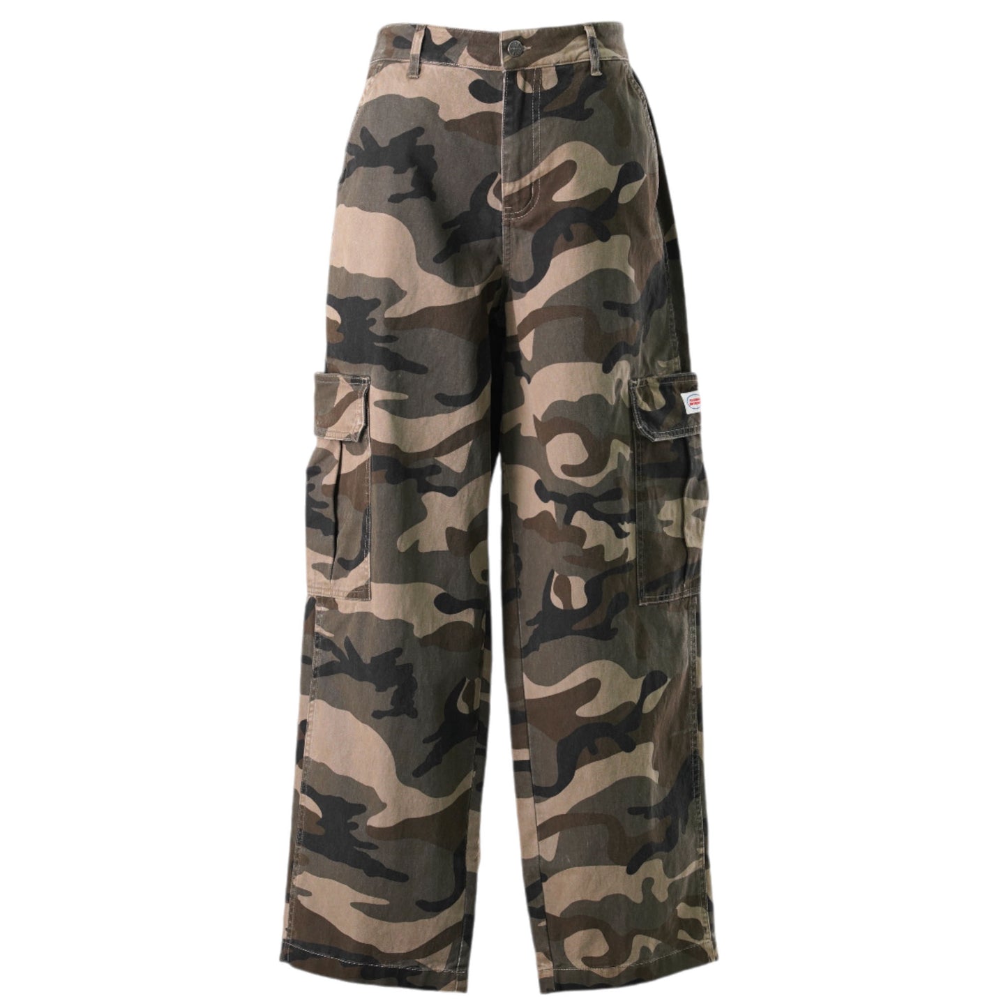 CONTACTS - WASHED BAGGY CARGO PANT / WASHED CAMO