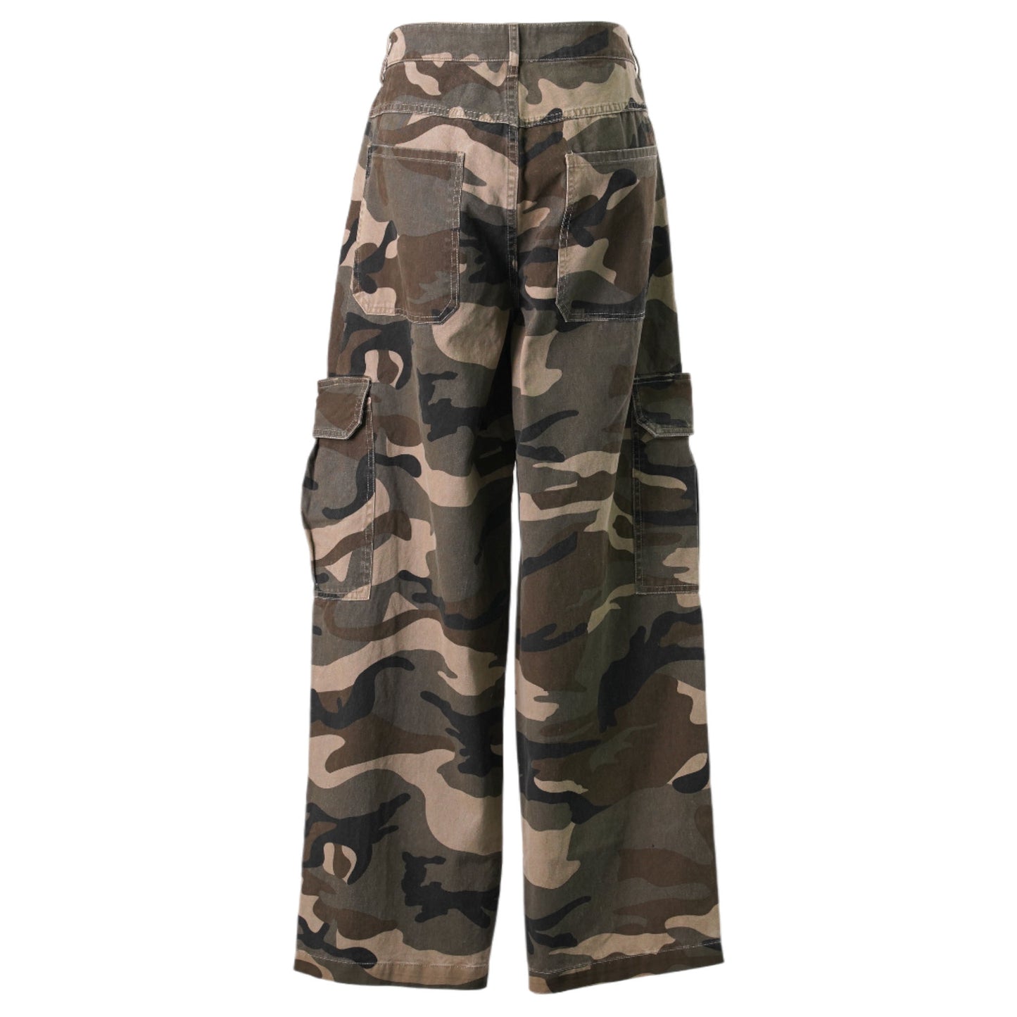 CONTACTS - WASHED BAGGY CARGO PANT / WASHED CAMO