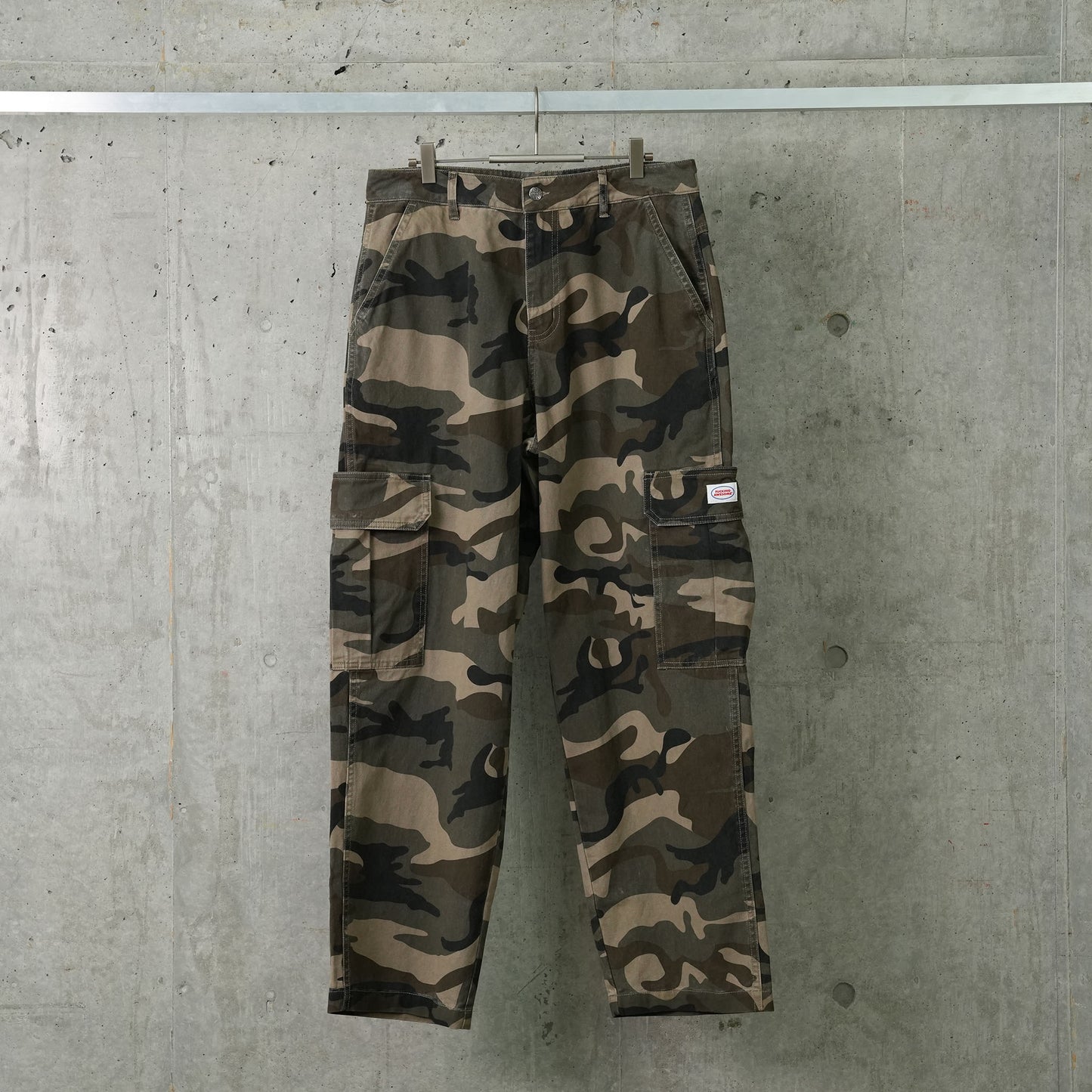 CONTACTS - WASHED BAGGY CARGO PANT / WASHED CAMO