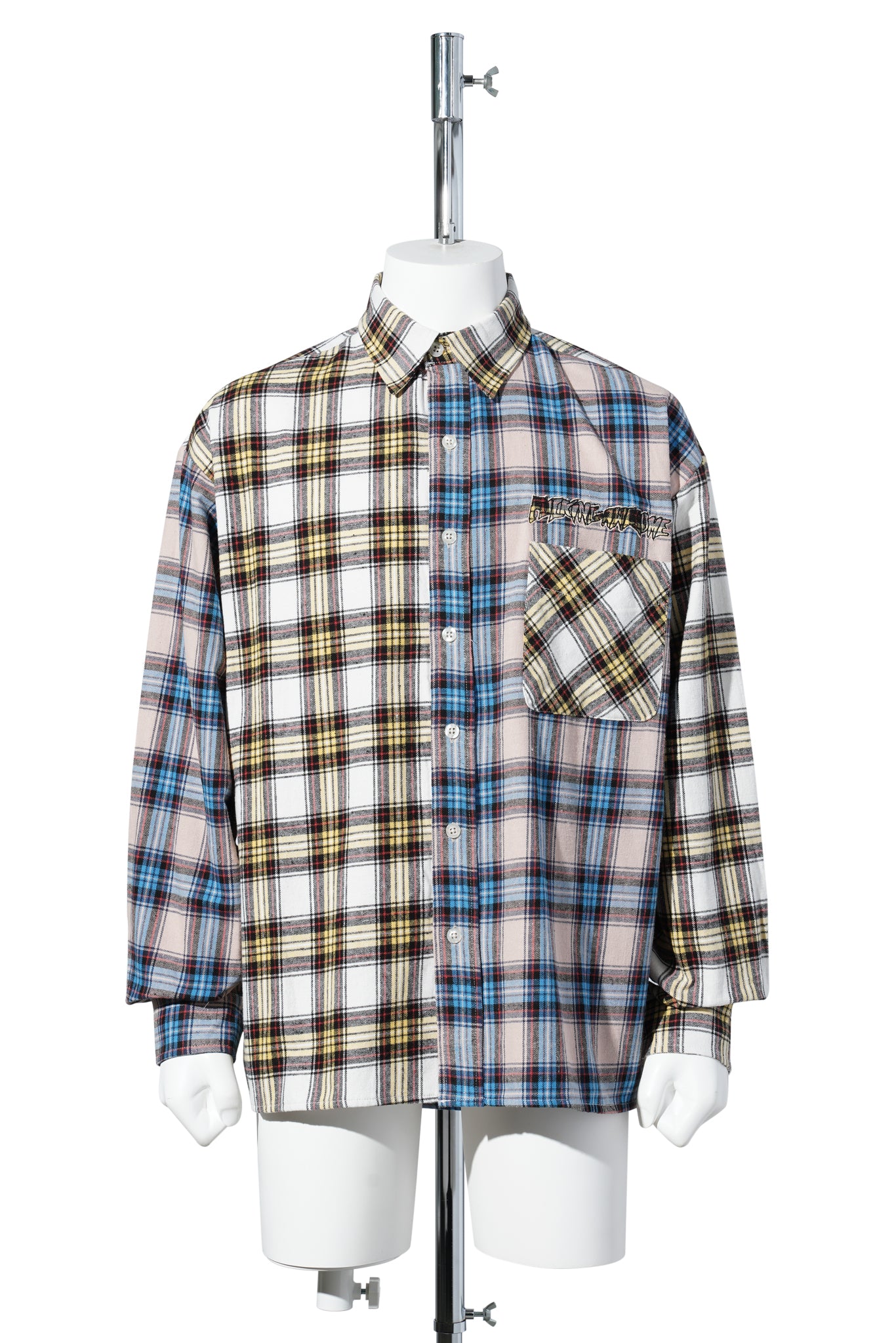 COLOR BLOCK FLANNEL / YELLOW