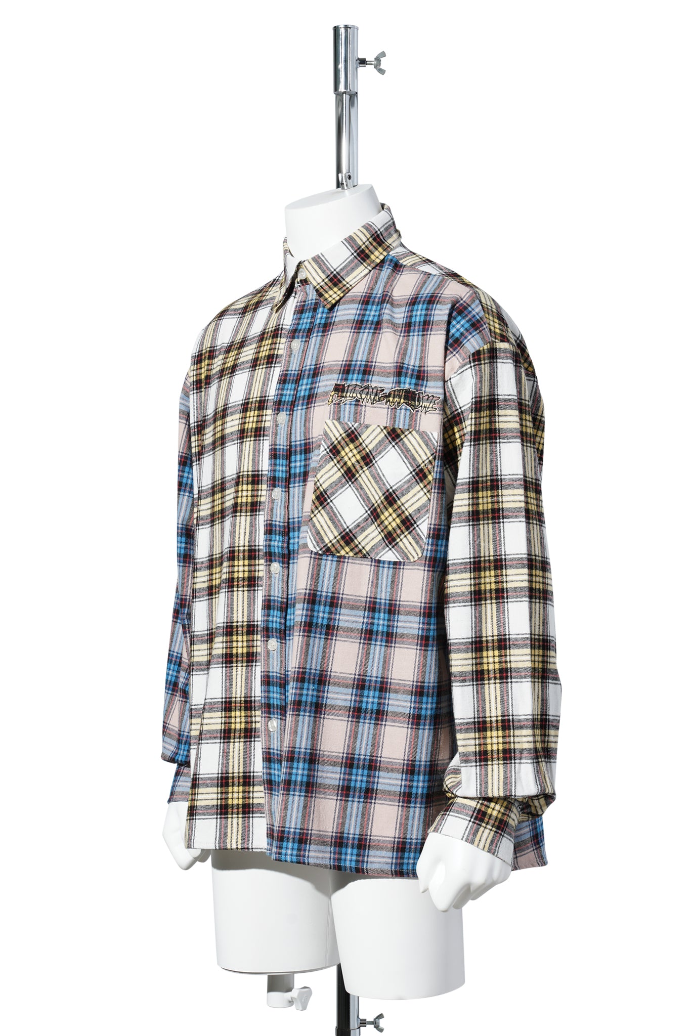 COLOR BLOCK FLANNEL / YELLOW
