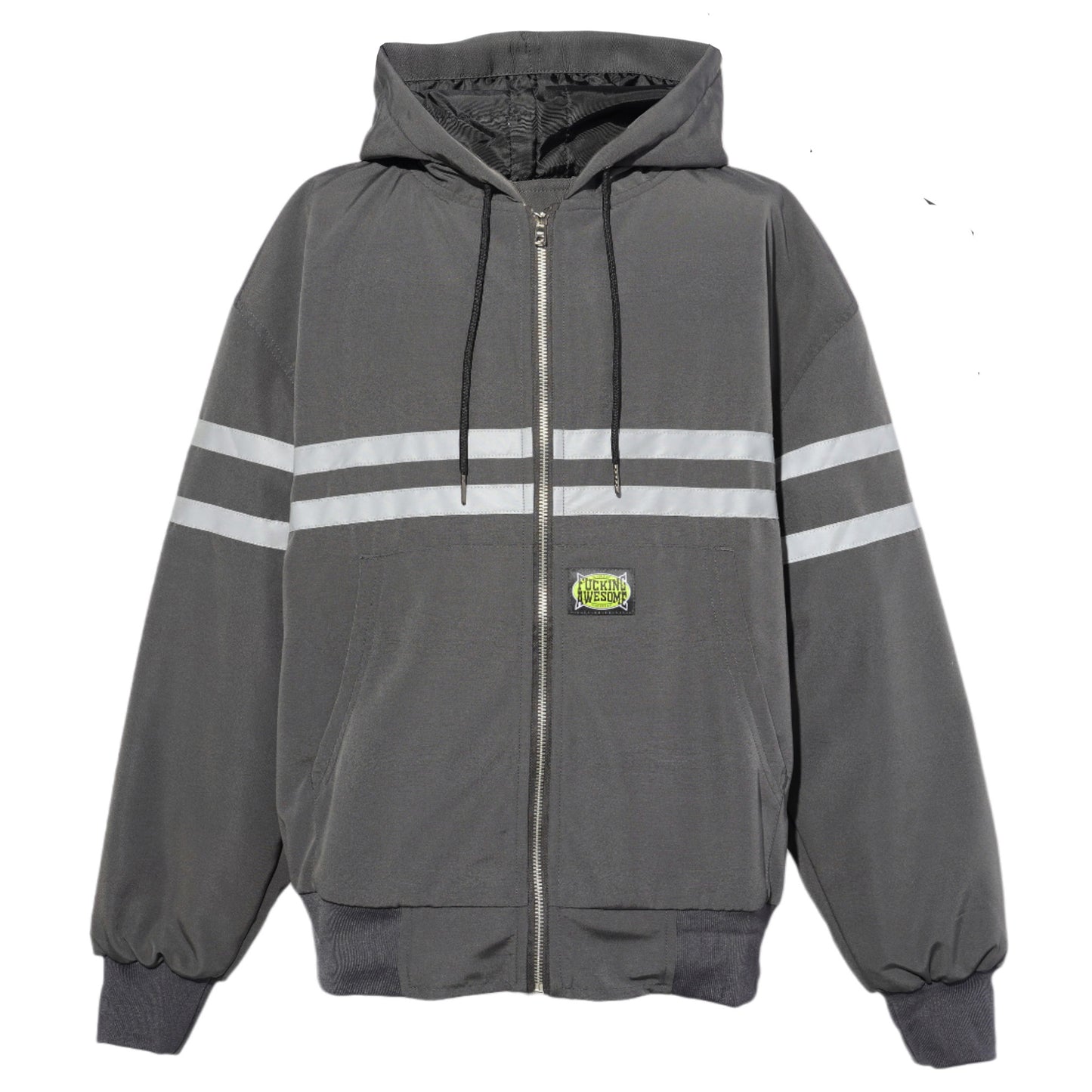 KO STRIPED HOODIE JACKET / BLACK