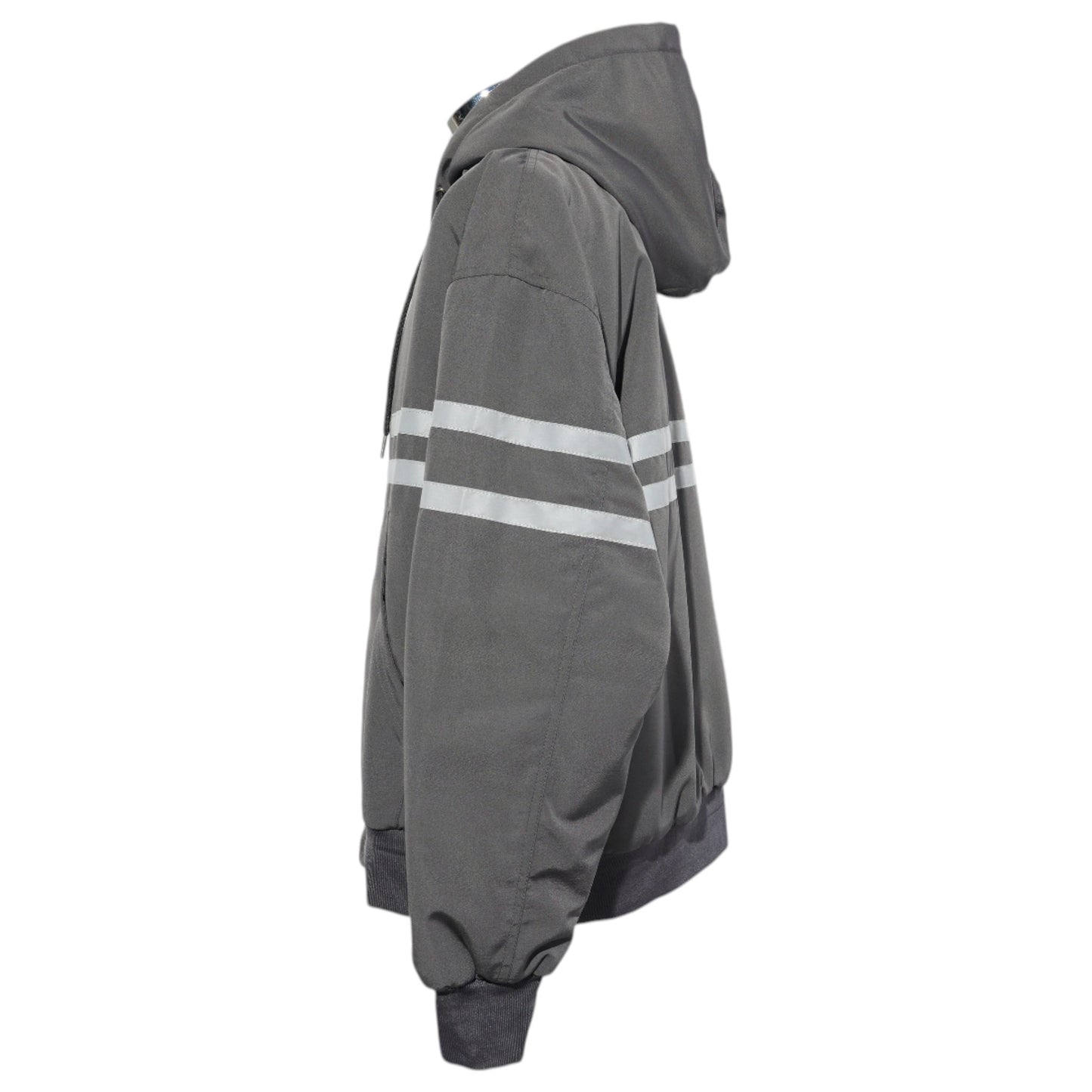 KO STRIPED HOODIE JACKET / BLACK