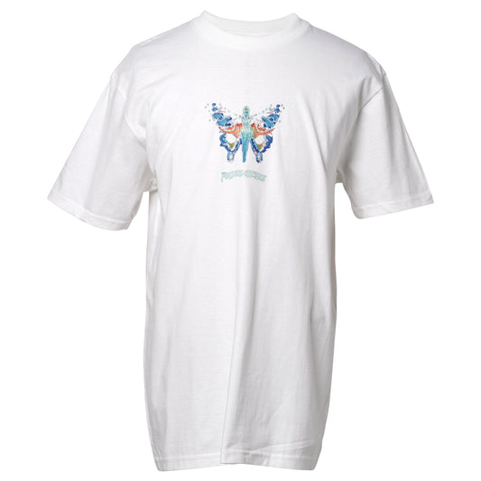 BUTTERFLY SHORT SLEEVE TEE / WHITE