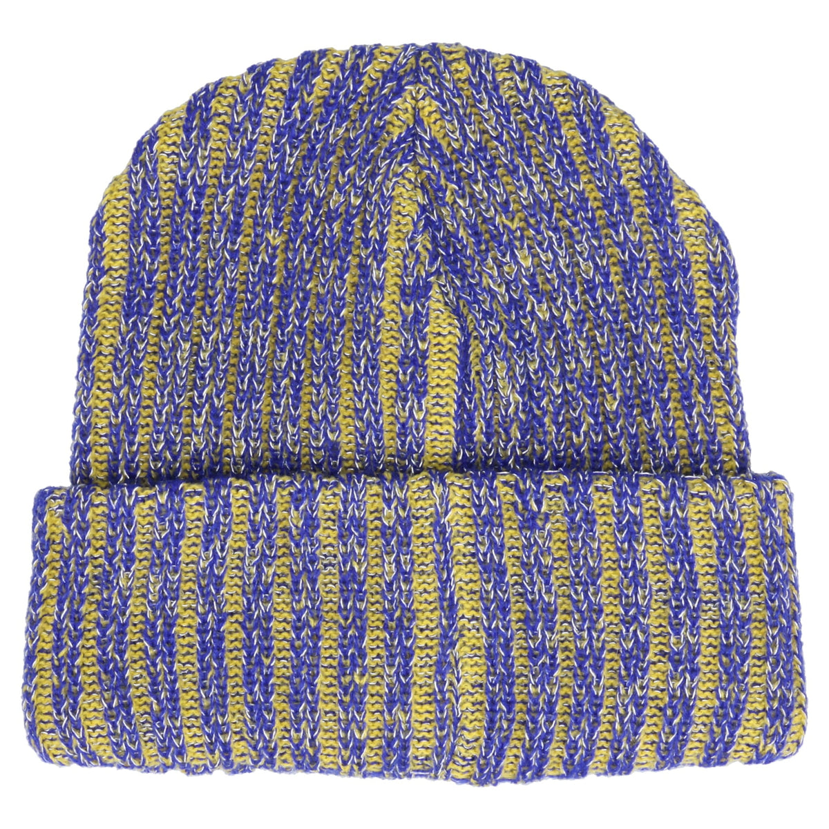 REFLECTIVE STRIPE BEANIE / YELLOW