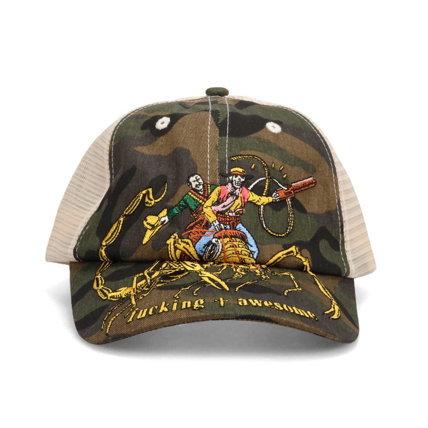 SCORPION MESH TRUCKER HAT / CAMO
