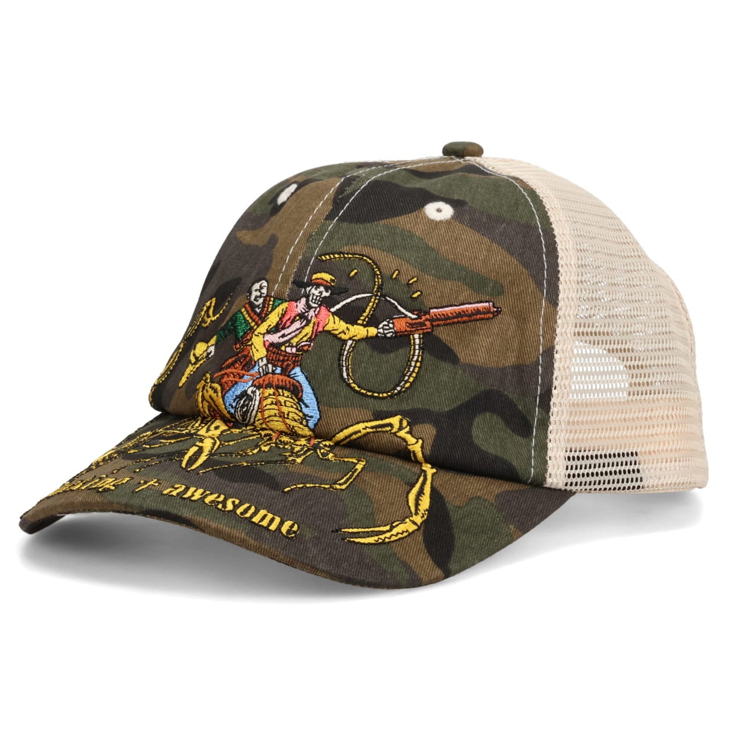 SCORPION MESH TRUCKER HAT / CAMO
