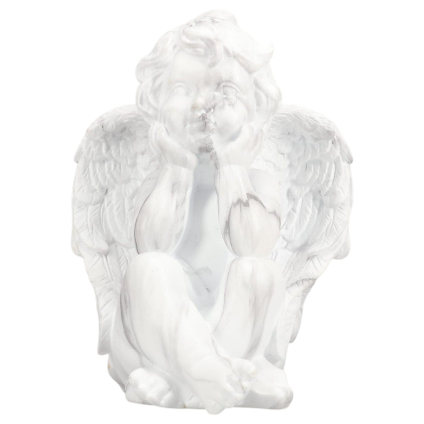 MARBLE CHERUB HIDE-A-KEY / MARBLE/WHITE