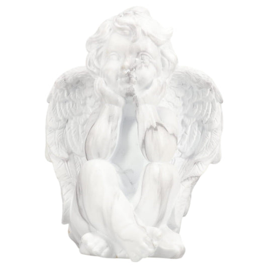 MARBLE CHERUB HIDE-A-KEY / MARBLE/WHITE