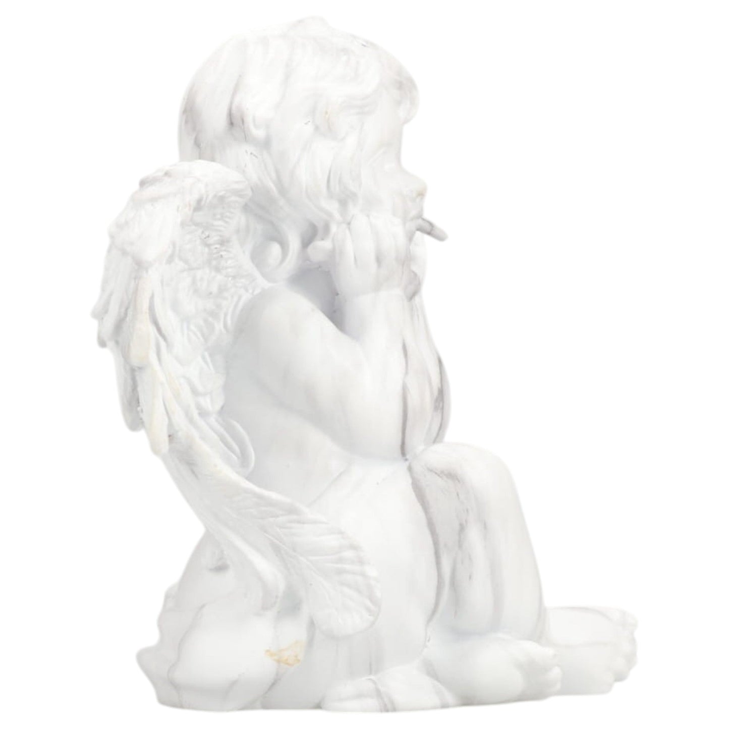 MARBLE CHERUB HIDE-A-KEY / MARBLE/WHITE
