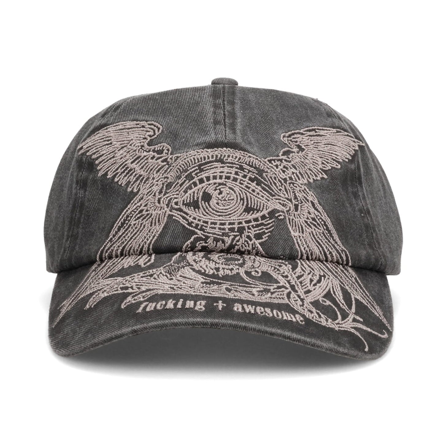 SEPHIRA 6-PANEL HAT / WASHED BLACK