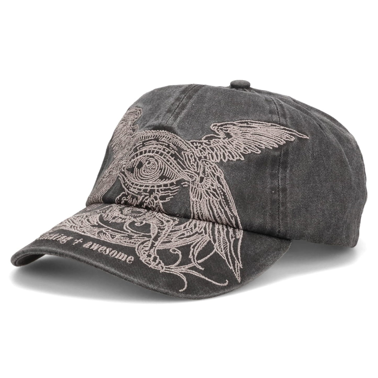 SEPHIRA 6-PANEL HAT / WASHED BLACK