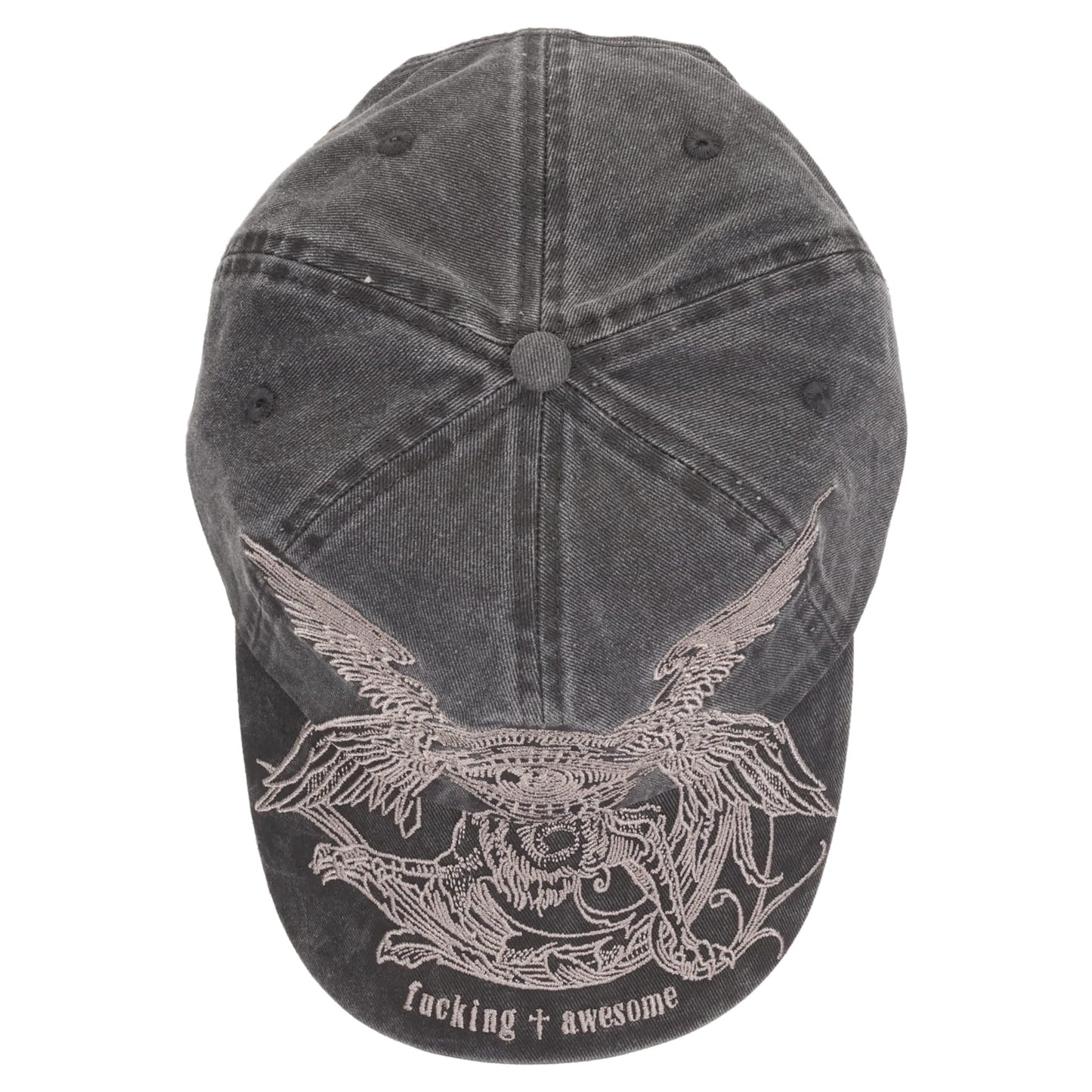 SEPHIRA 6-PANEL HAT / WASHED BLACK