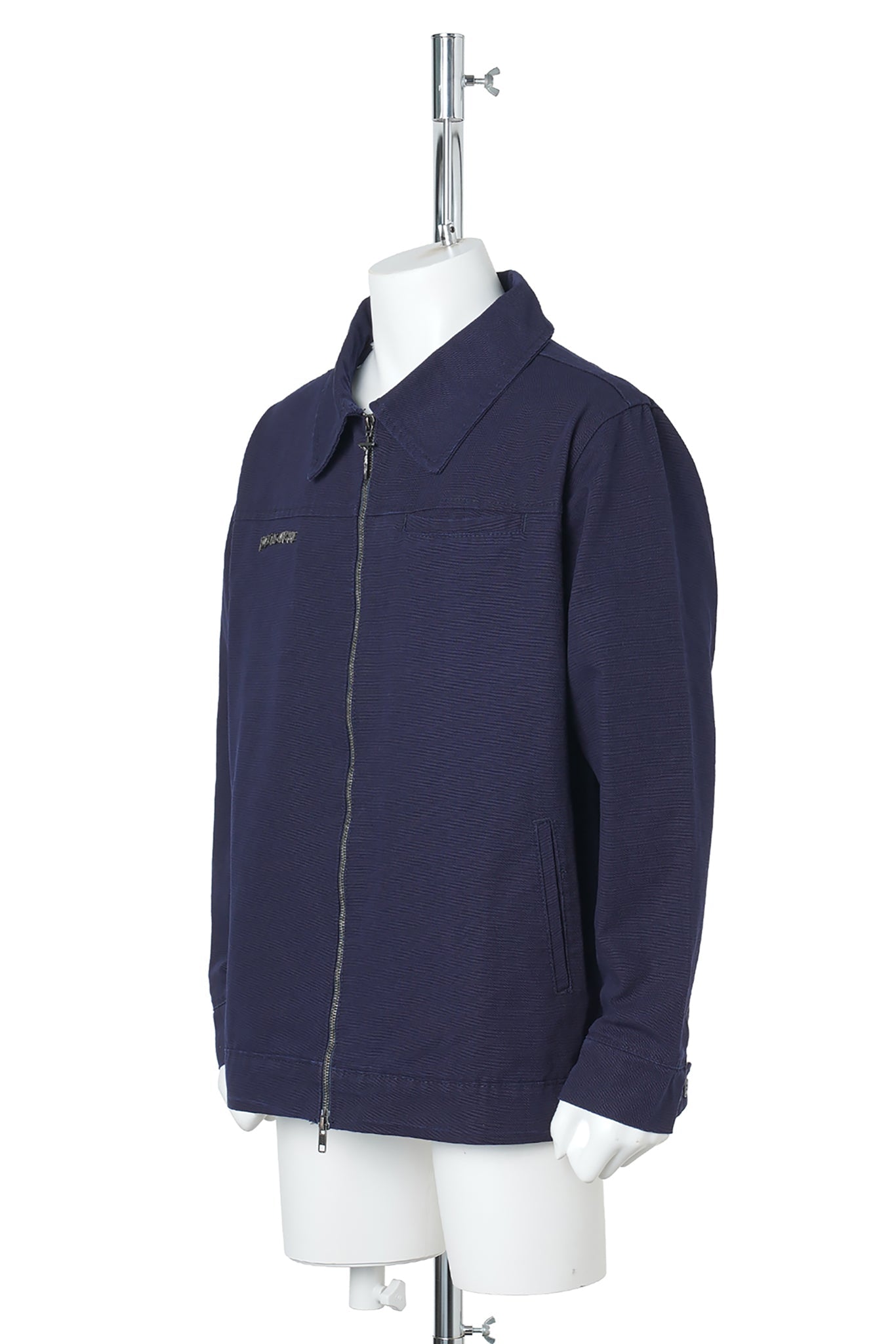 DOUBLE ZIP WORKSHIRT / DARK BLUE