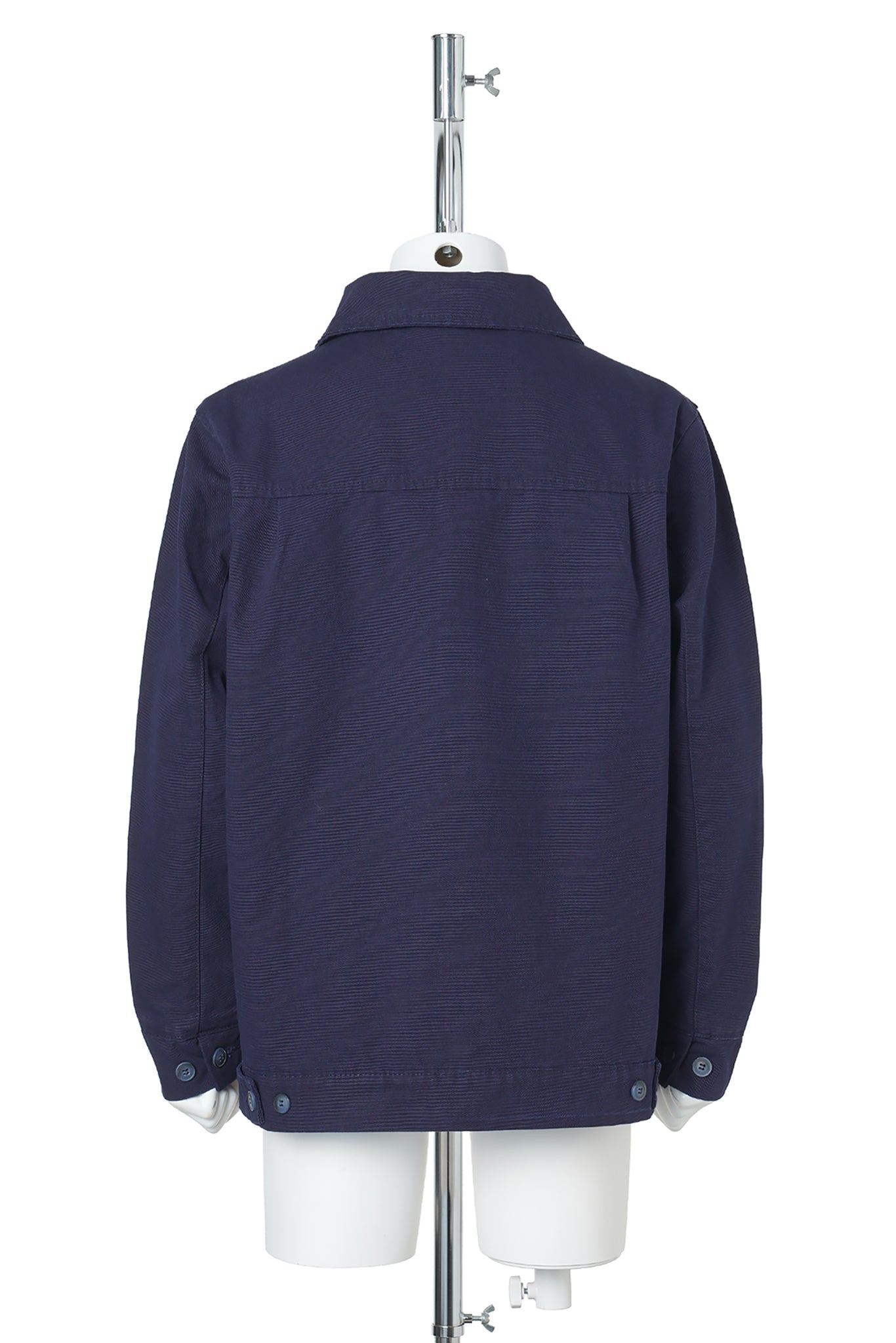 DOUBLE ZIP WORKSHIRT / DARK BLUE