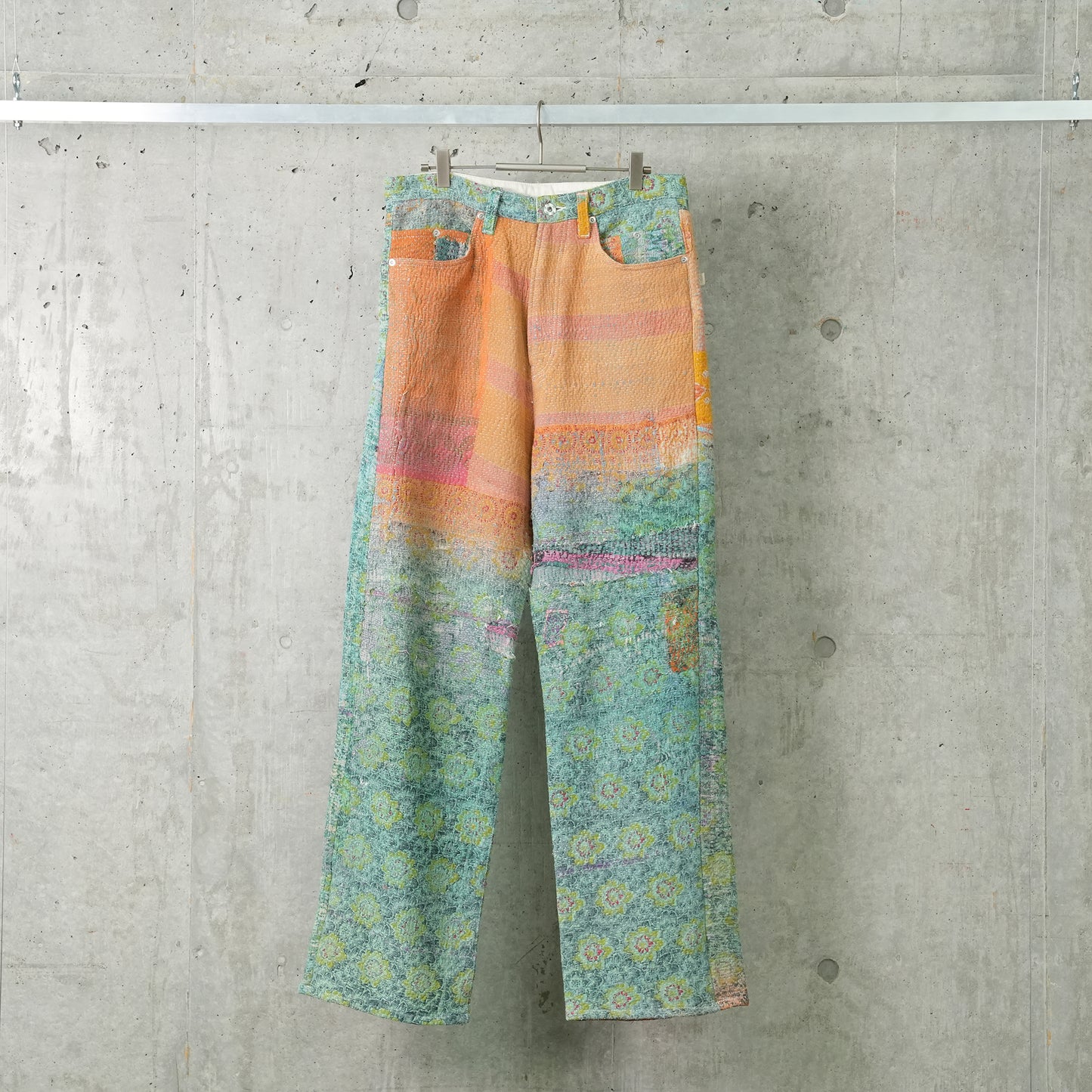 VINTAGE KANTHA QOILT PANTS / ASSORT