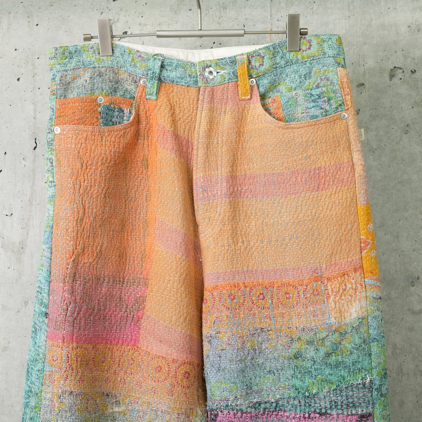 VINTAGE KANTHA QOILT PANTS / ASSORT