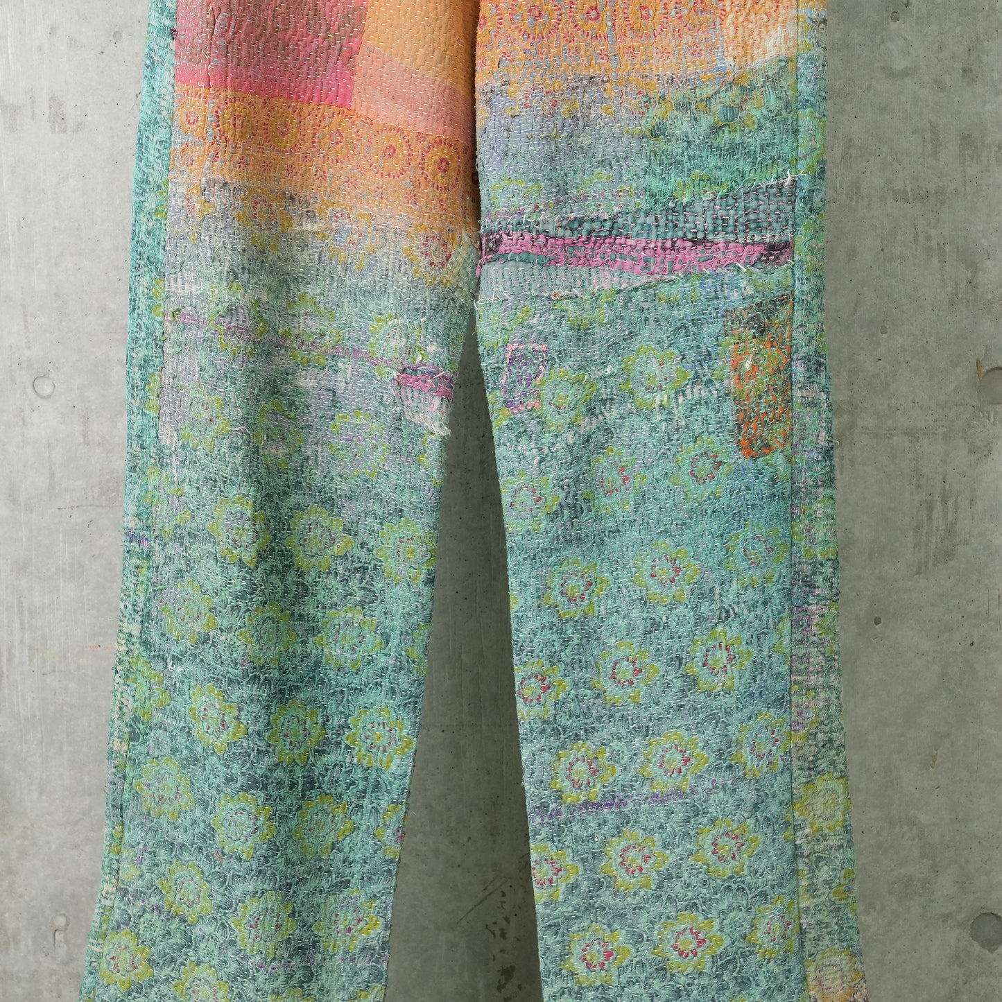 VINTAGE KANTHA QOILT PANTS / ASSORT