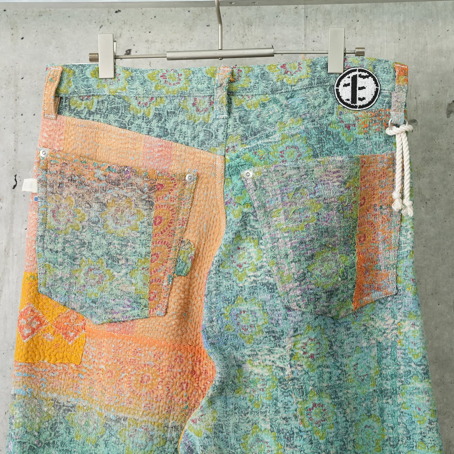 VINTAGE KANTHA QOILT PANTS / ASSORT